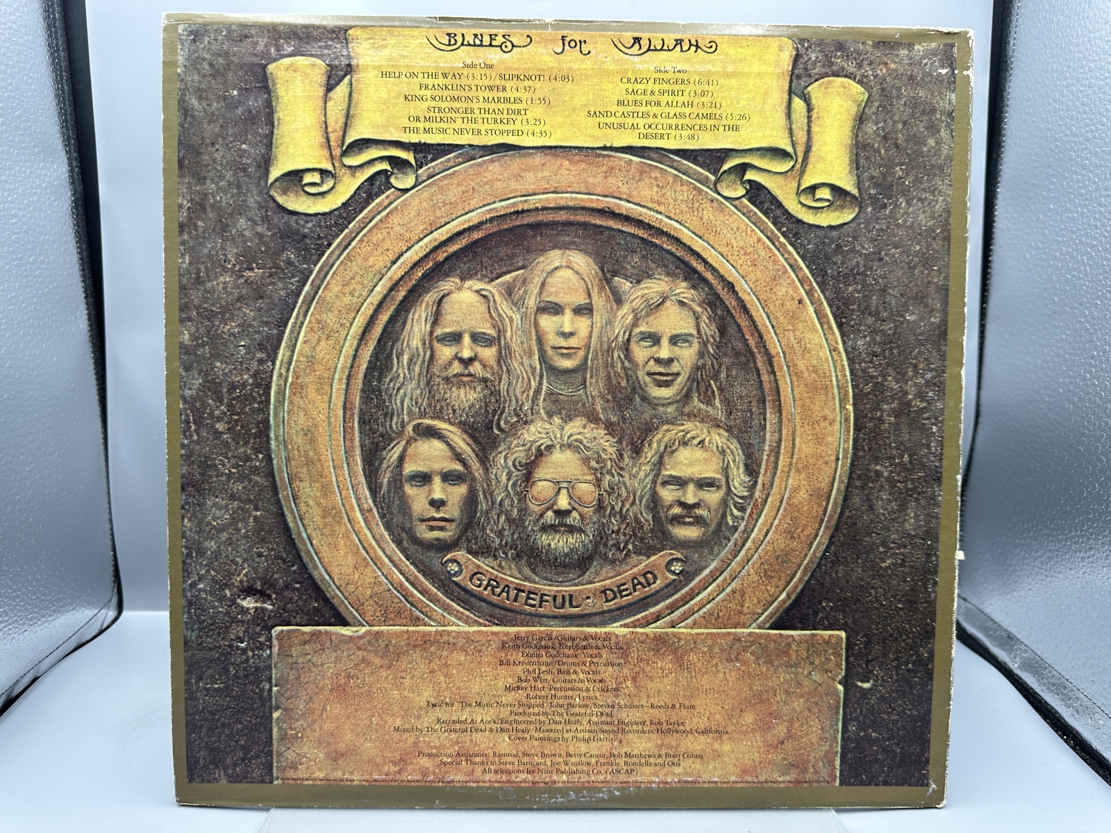 Grateful Dead Records Grateful Dead Blues for Allah Vinyl Album LP (1975) GD-LA494-G - Includes original lyric insert