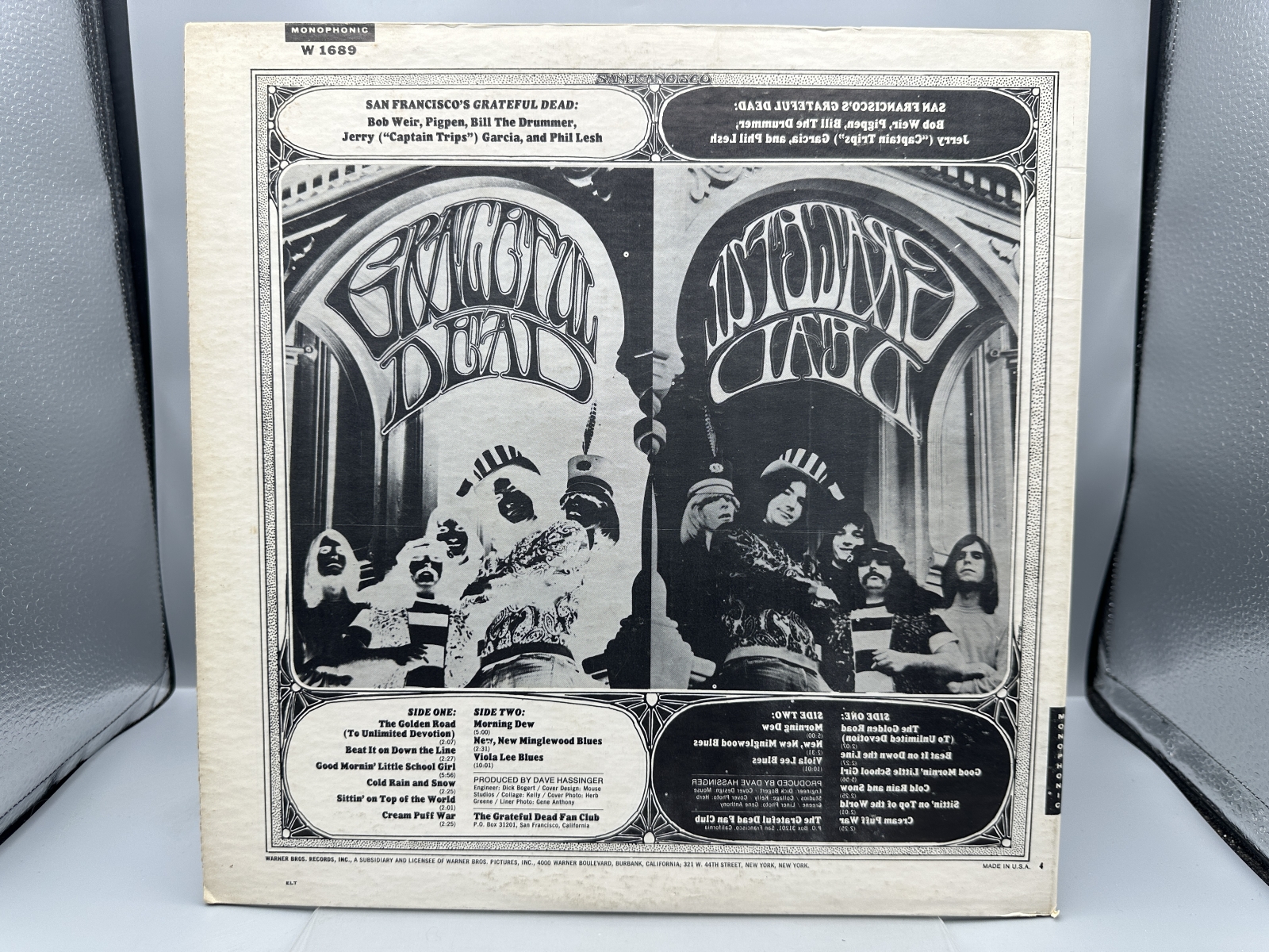Warner Bros. Records The Grateful Dead The Grateful Dead Vinyl Album LP (1967) W 1689 - Original monaural first pressing - Gold label