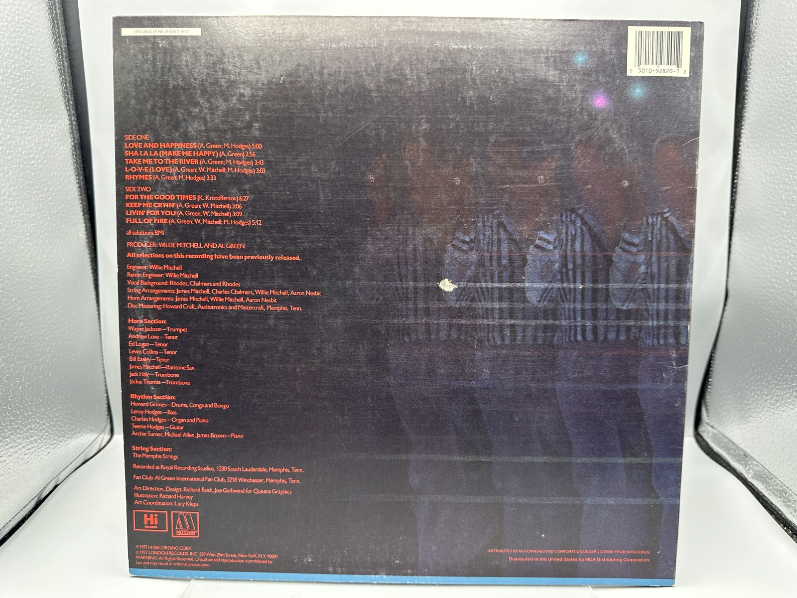 Motown Records Al Green Al Green's Greatest Hits Volume II Vinyl Album LP (1987) 2820ML - Motown Classic Vinyl Series - Includes Original In