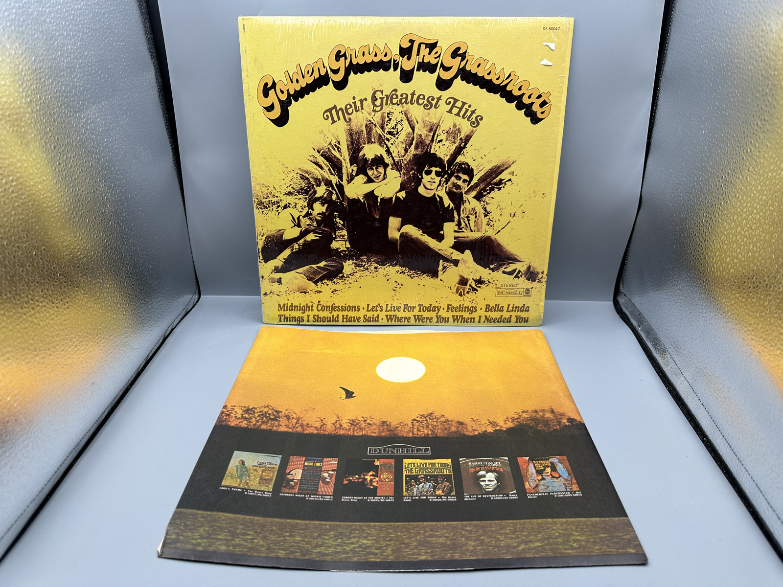 1968 Dunhill / ABC Records The Grass Roots Golden Grass: Their Greatest Hits Vinyl Album - DS-50047