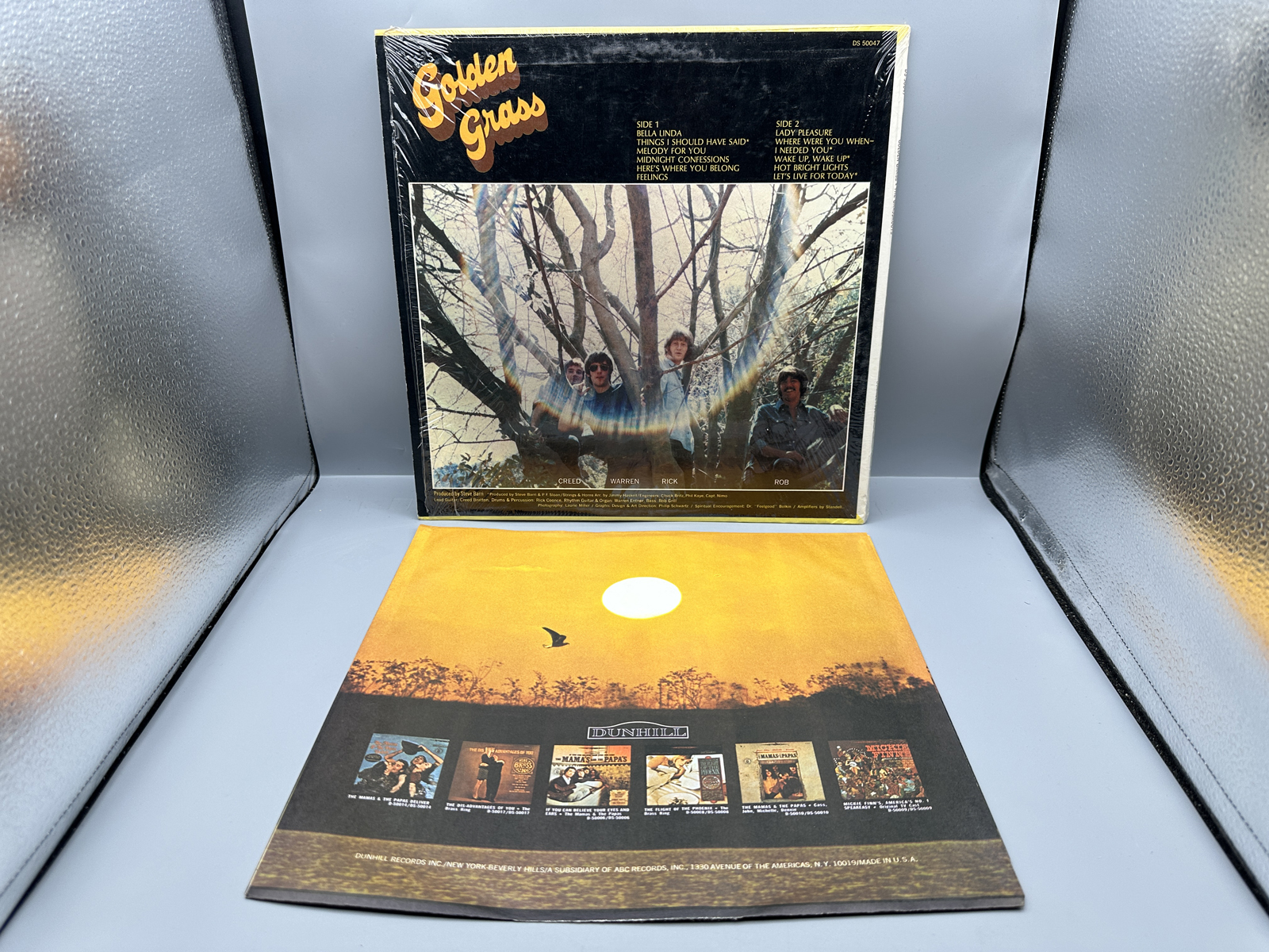 1968 Dunhill / ABC Records The Grass Roots Golden Grass: Their Greatest Hits Vinyl Album - DS-50047