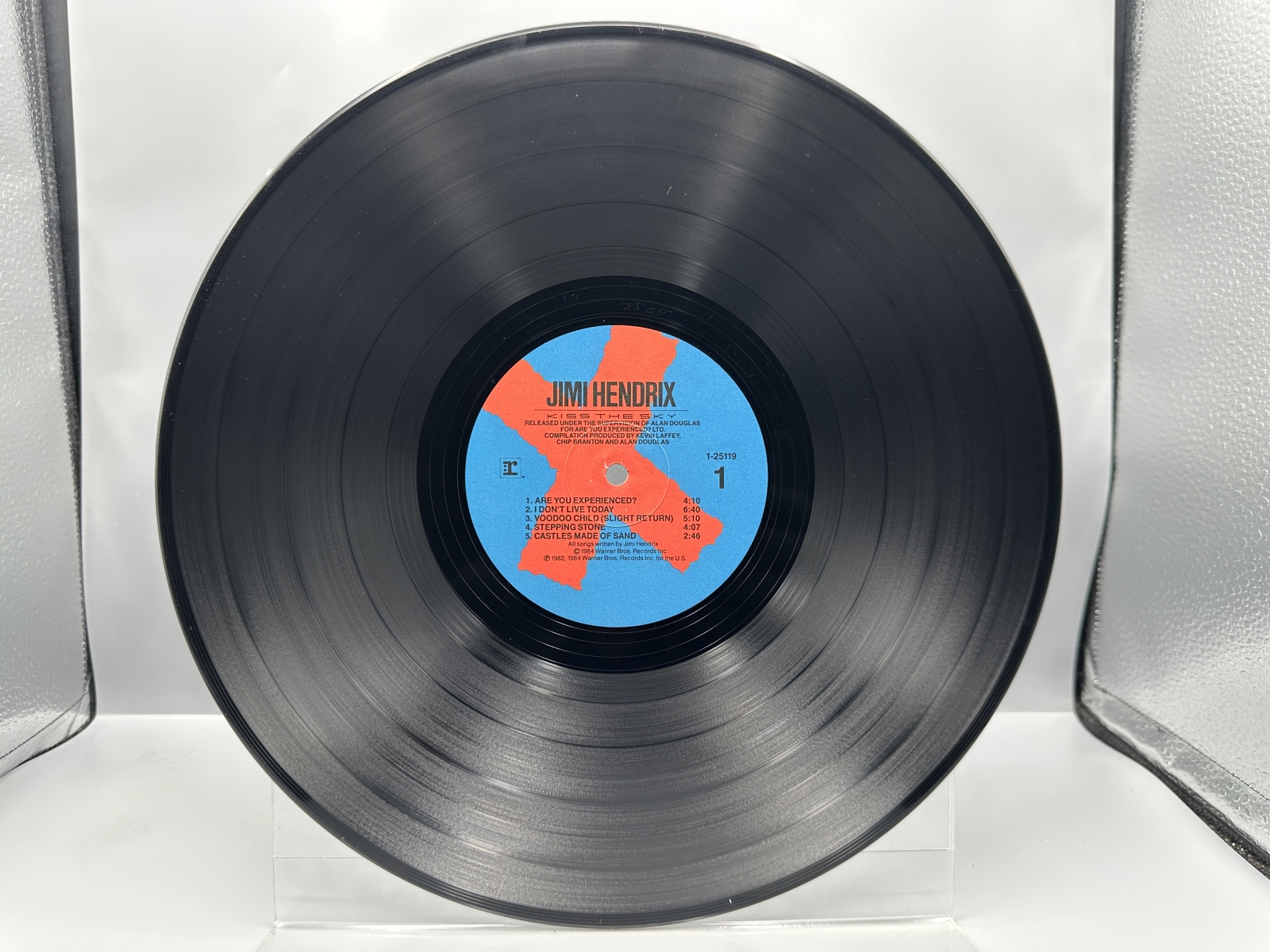 Reprise Records Jimi Hendrix Kiss The Sky Vinyl Album LP (1984) 1-25119 - Special-Edition Audiophile Pressing