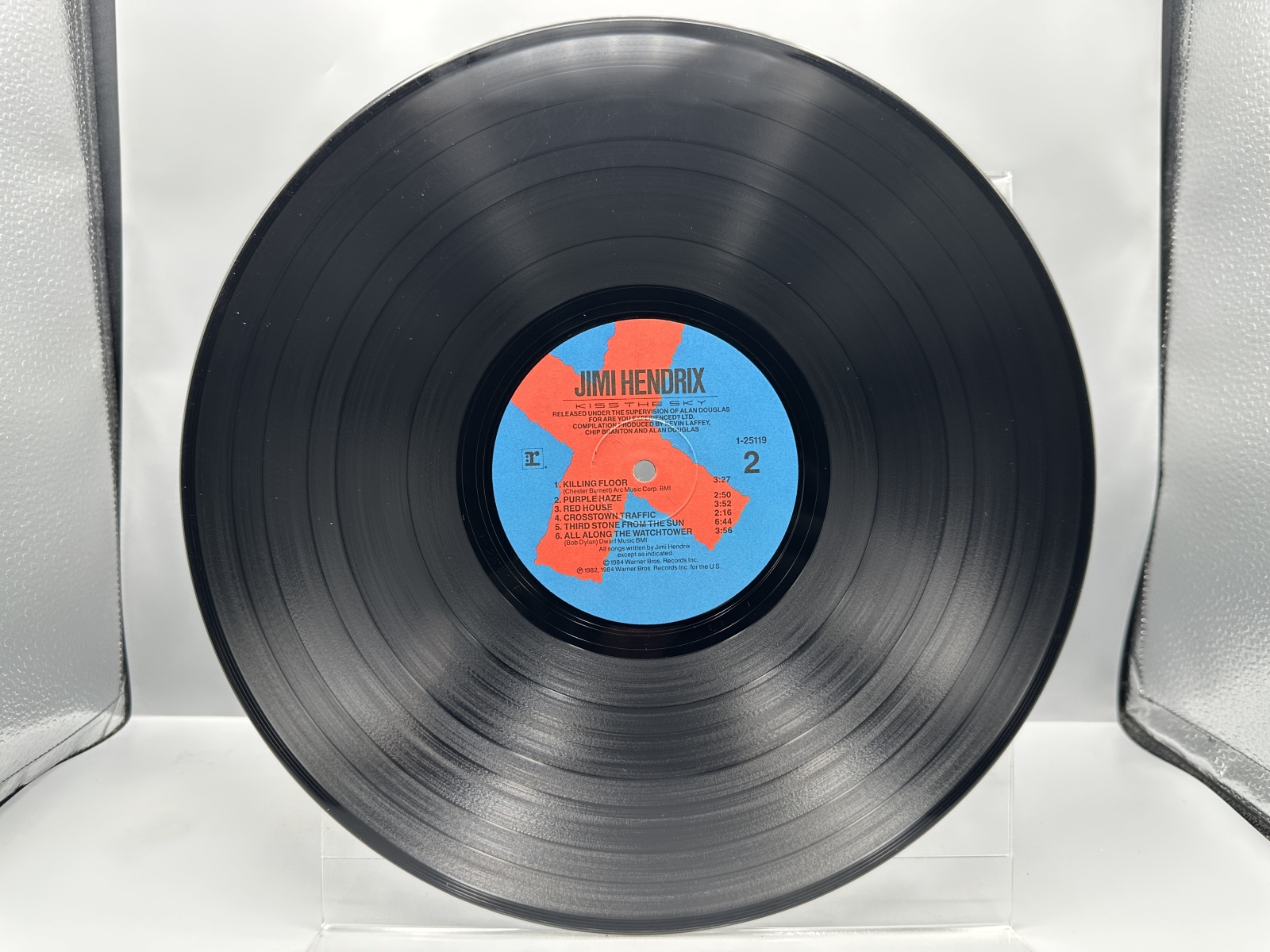 Reprise Records Jimi Hendrix Kiss The Sky Vinyl Album LP (1984) 1-25119 - Special-Edition Audiophile Pressing