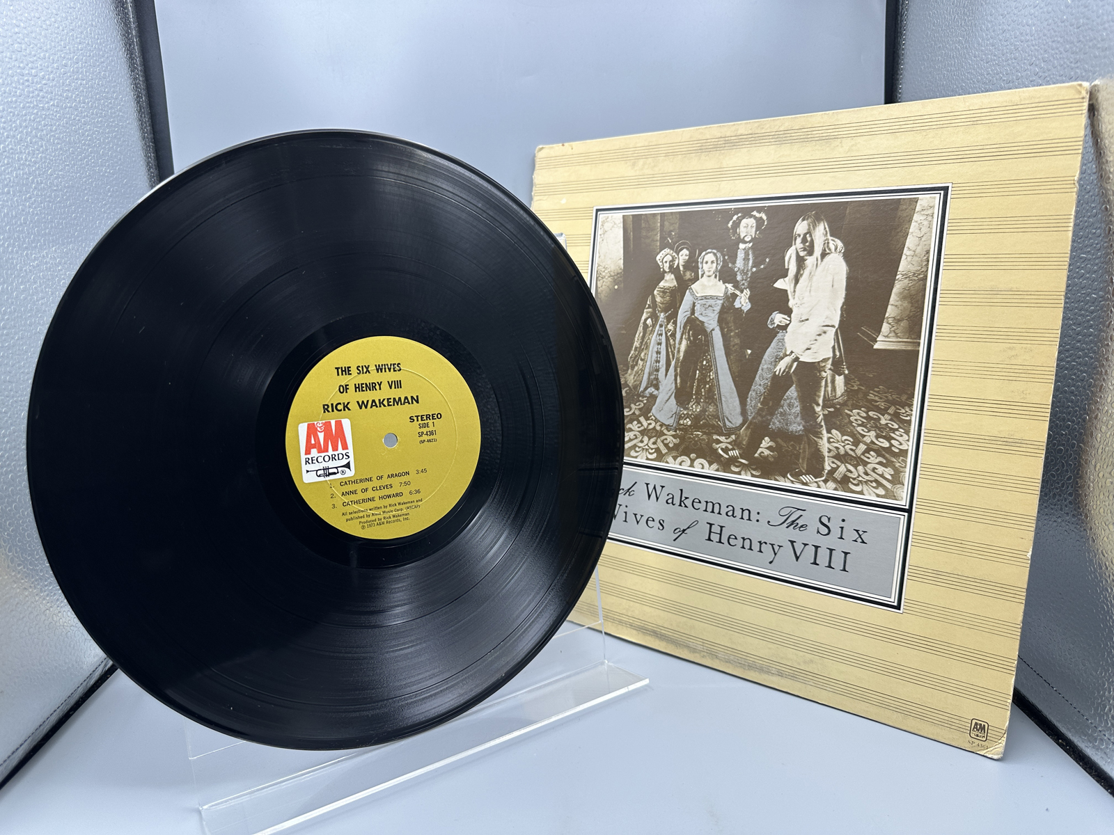 1973 A&M Records Rick Wakeman The Six Wives of Henry VIII Vinyl Album - SP-4361