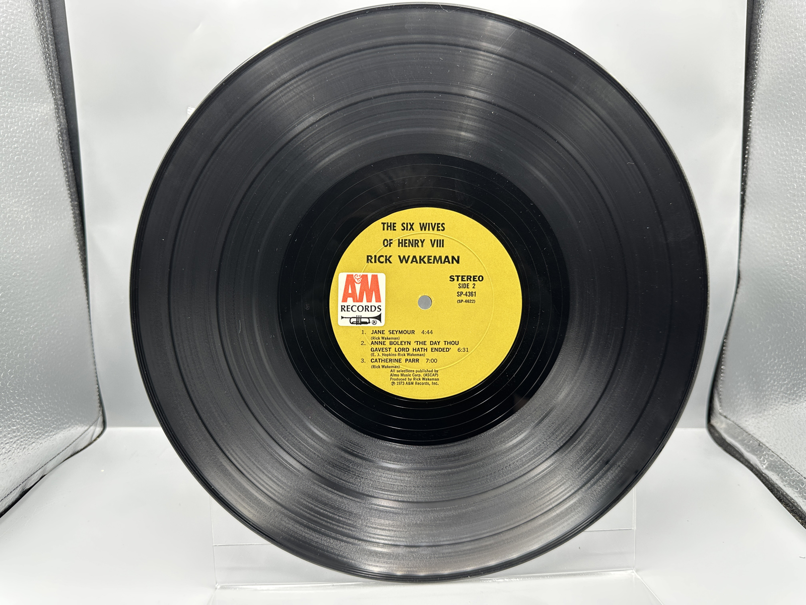 1973 A&M Records Rick Wakeman The Six Wives of Henry VIII Vinyl Album - SP-4361