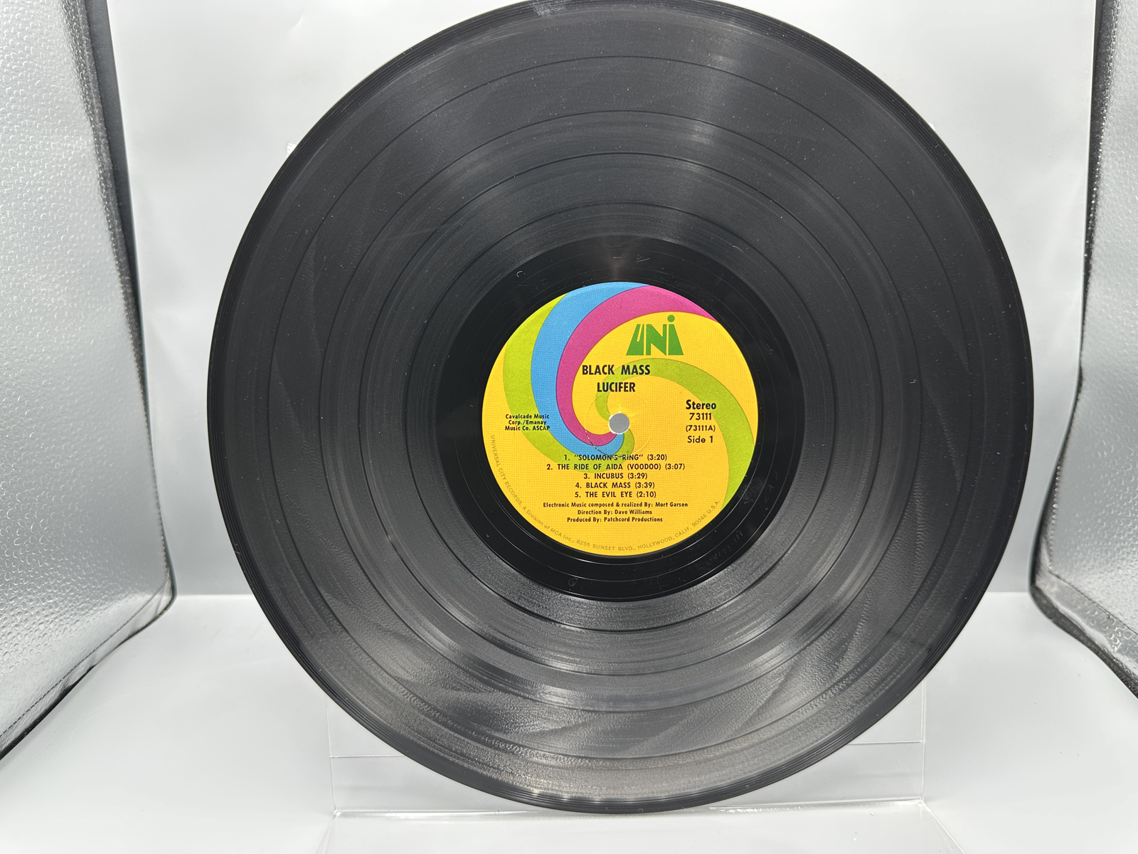 1971 UNI Records Lucifer Black Mass Vinyl Album - 73111