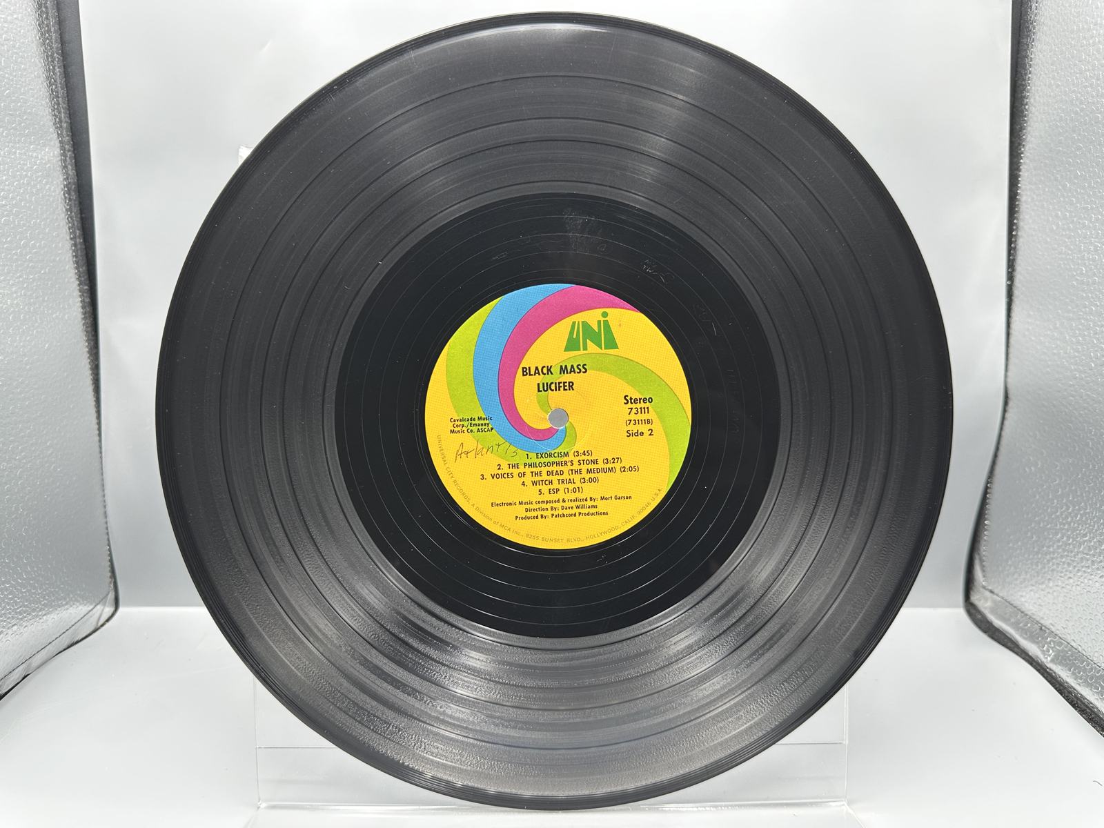 1971 UNI Records Lucifer Black Mass Vinyl Album - 73111