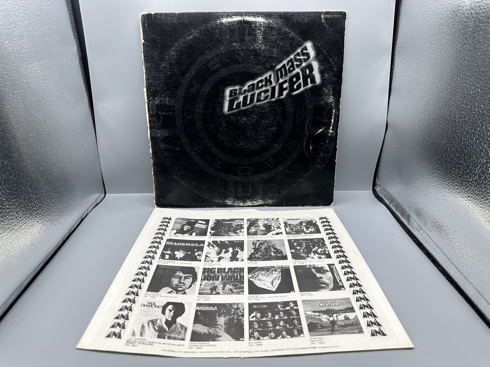 1971 UNI Records Lucifer Black Mass Vinyl Album - 73111