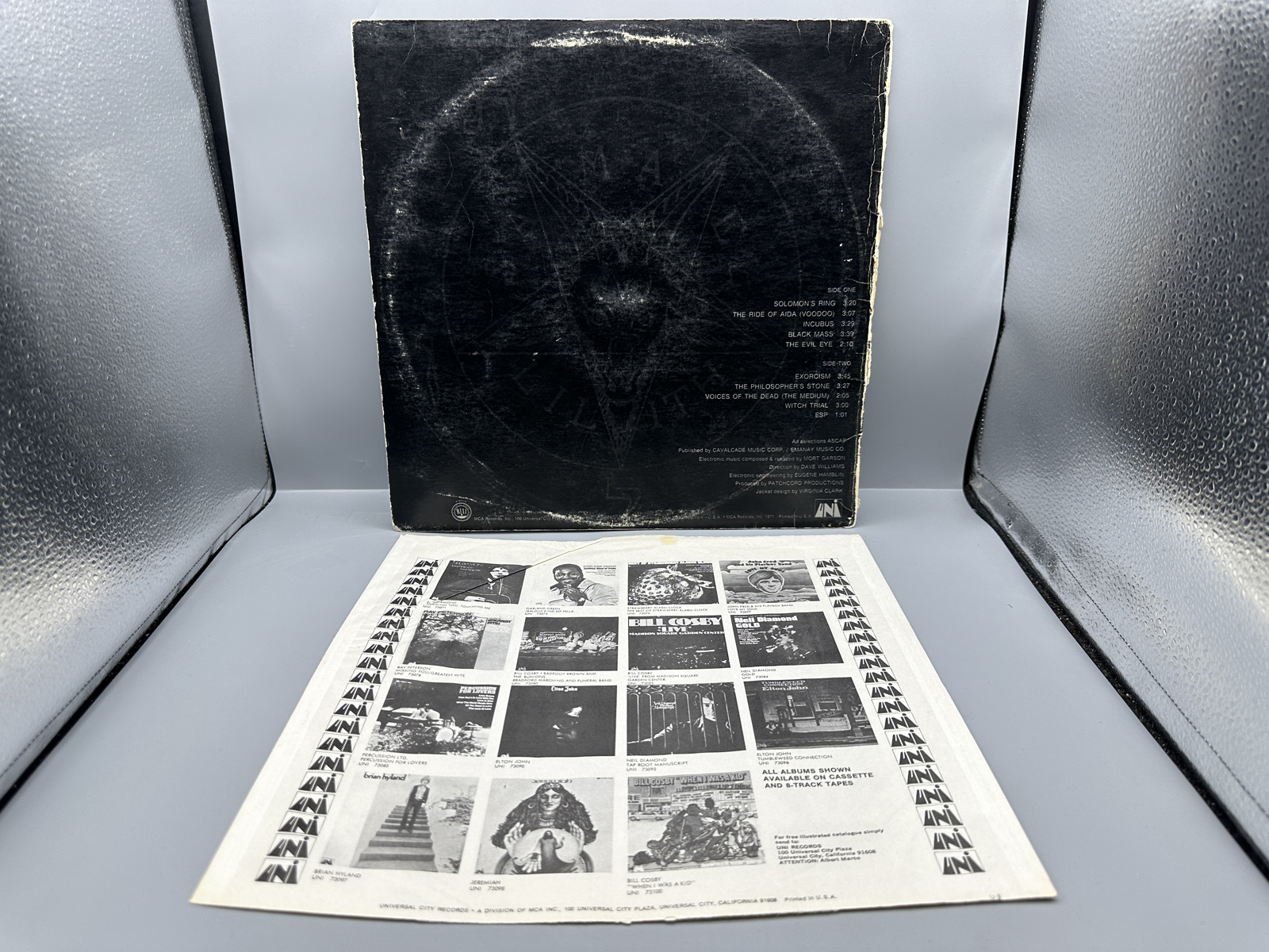 1971 UNI Records Lucifer Black Mass Vinyl Album - 73111