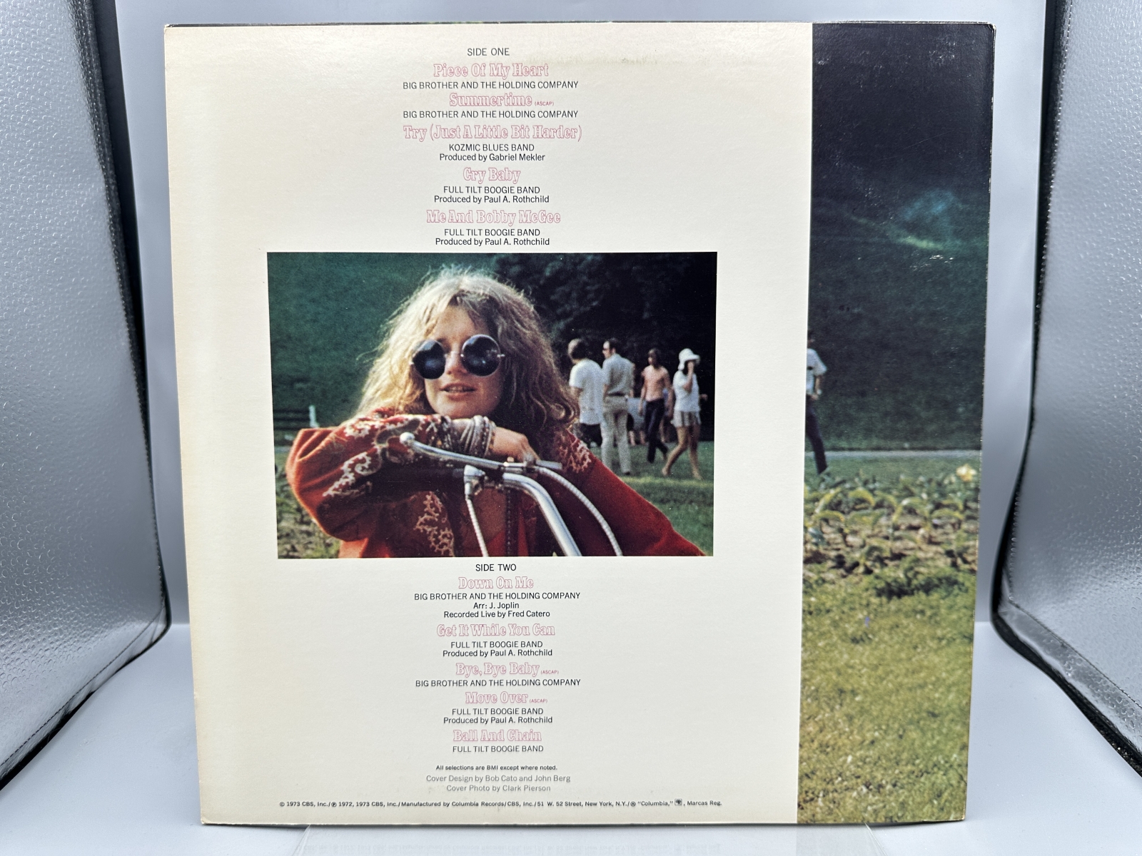Columbia Records Janis Joplin Janis Joplin's Greatest Hits Vinyl Album LP (1973) PC 32168 - Pitman pressing featuring red inner sleeve