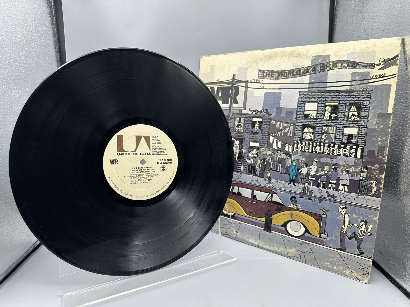 1972 United Artists Records War The World Is A Ghetto Vinyl Album - UAS-5652