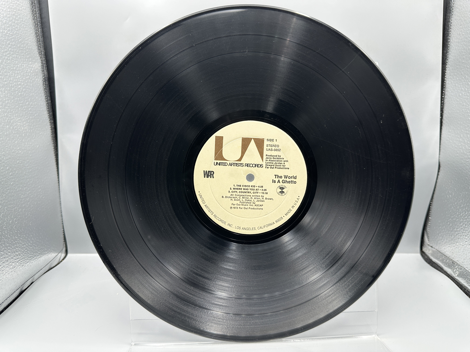 1972 United Artists Records War The World Is A Ghetto Vinyl Album - UAS-5652