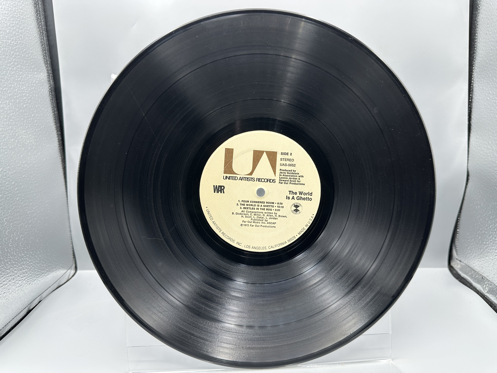 1972 United Artists Records War The World Is A Ghetto Vinyl Album - UAS-5652