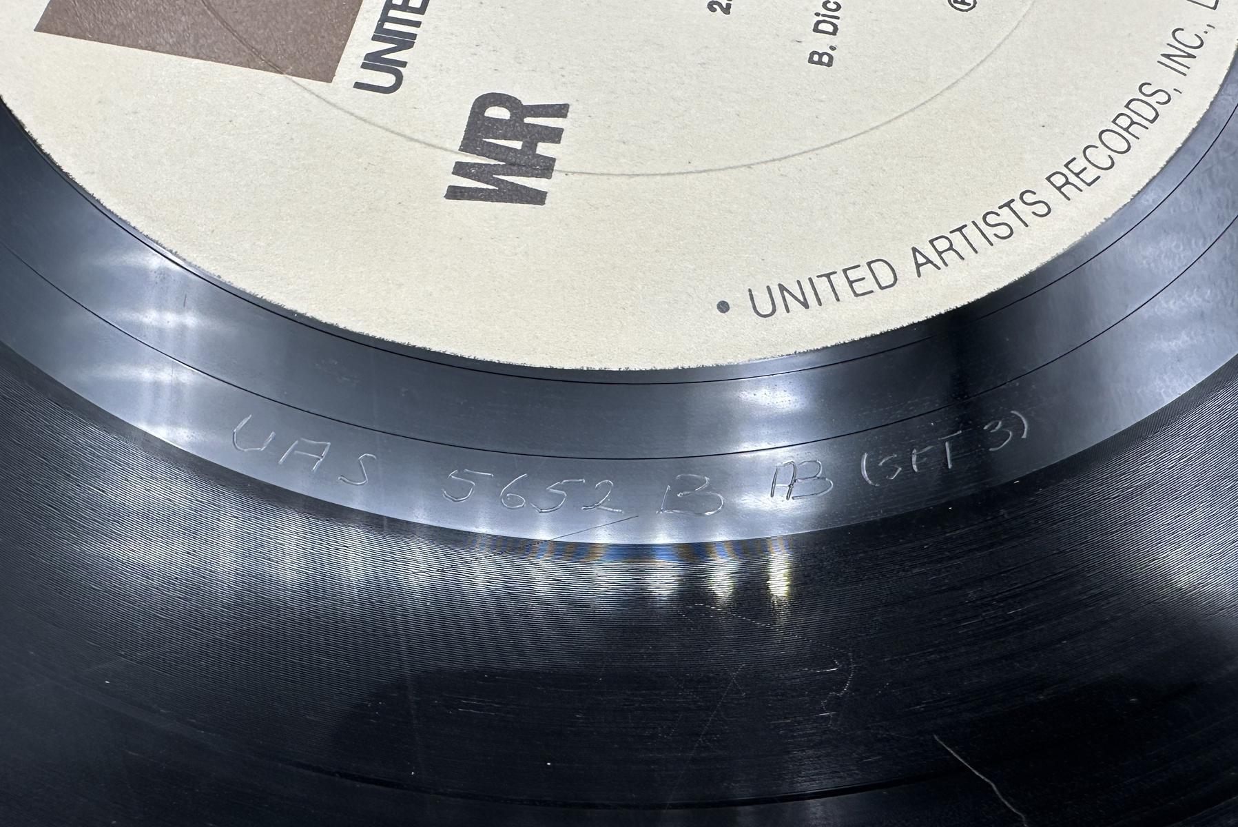 1972 United Artists Records War The World Is A Ghetto Vinyl Album - UAS-5652