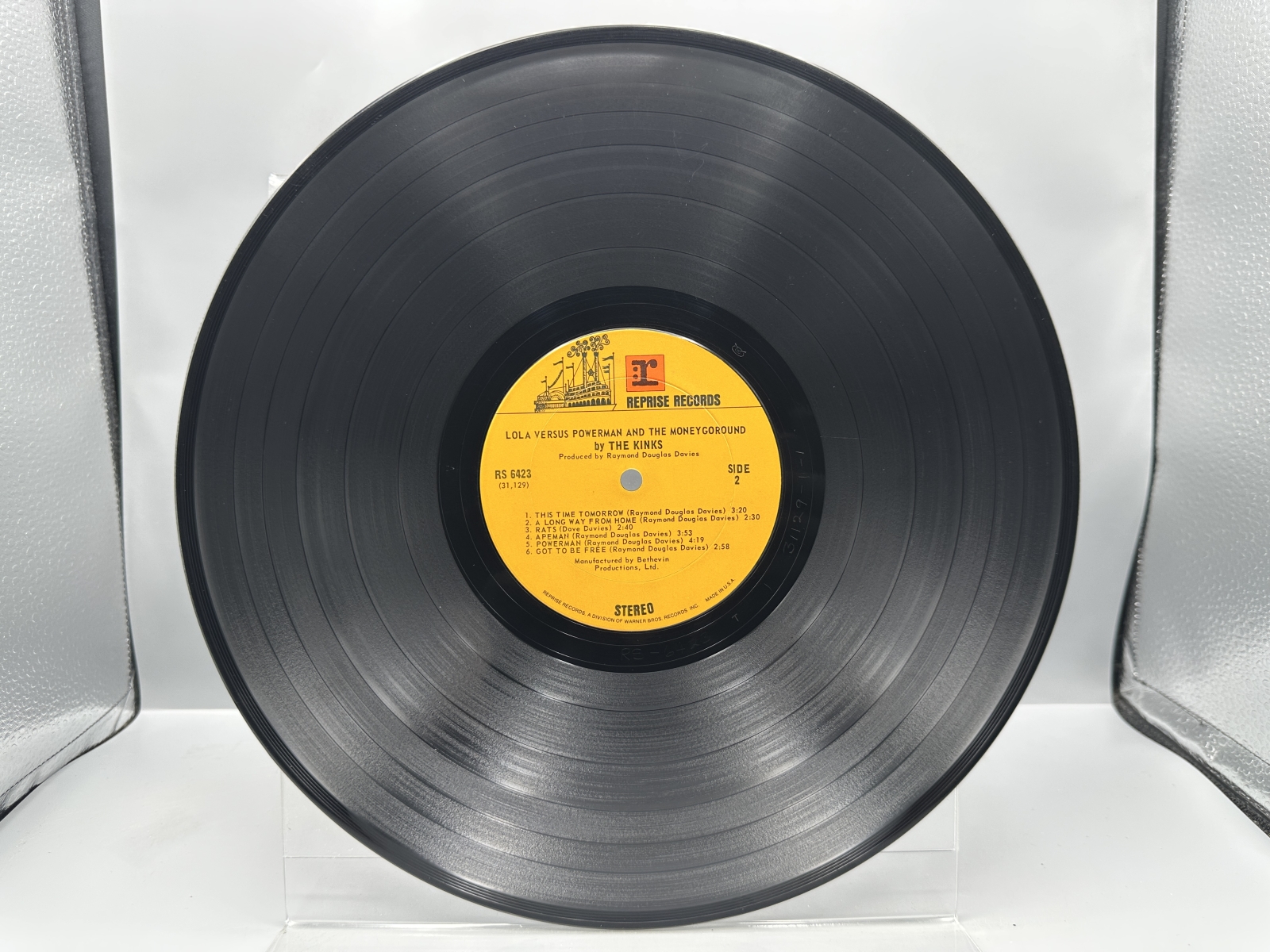 Reprise Records The Kinks Lola Versus Powerman and the Moneygoround, Part One Vinyl Album LP (1970) RS 6423 - US Gatefold Release