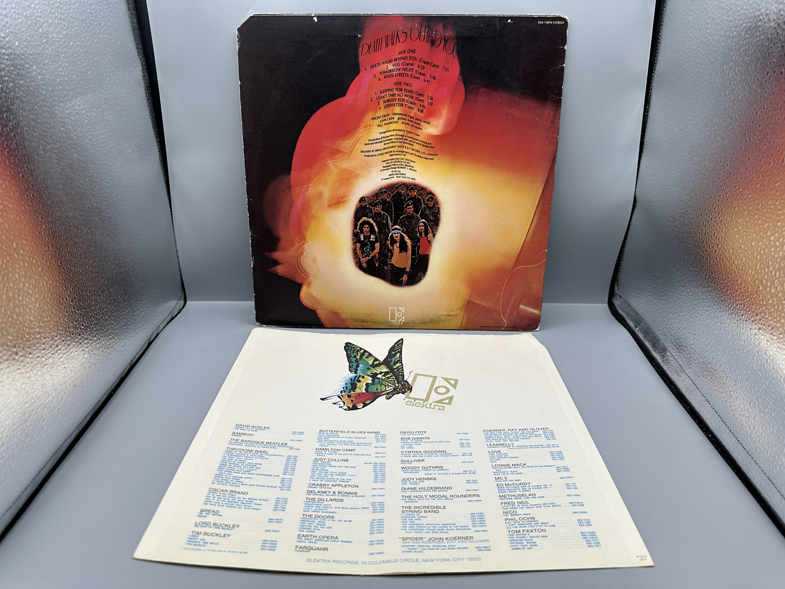 1970 Elektra Records Atomic Rooster "Death Walks Behind You" Vinyl Album - EKS-74094