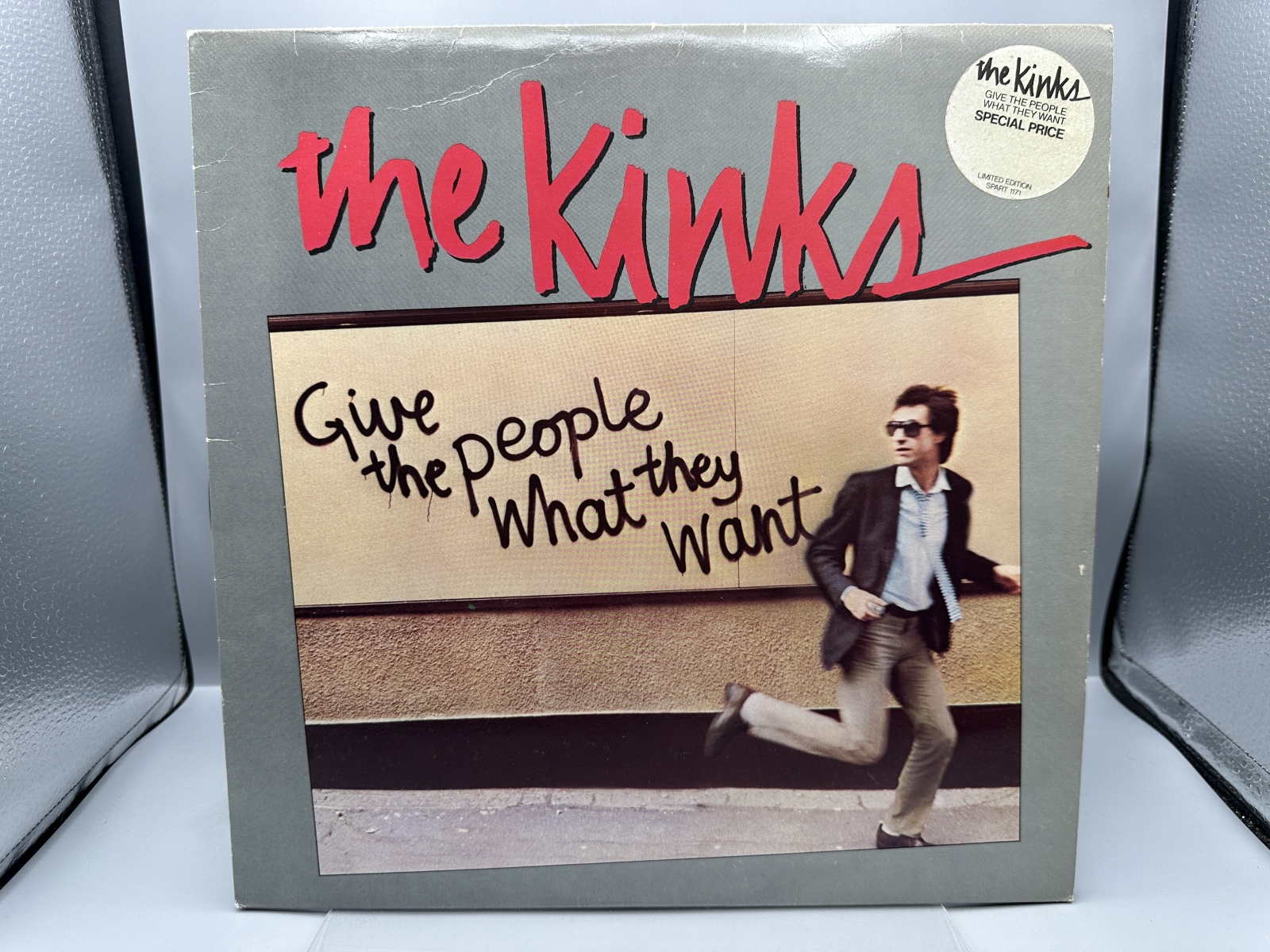 Arista Records The Kinks Give the People What They Want Vinyl Album LP (1981) SPART 1171 - UK Release - Includes Limited Edition Hype Sticke
