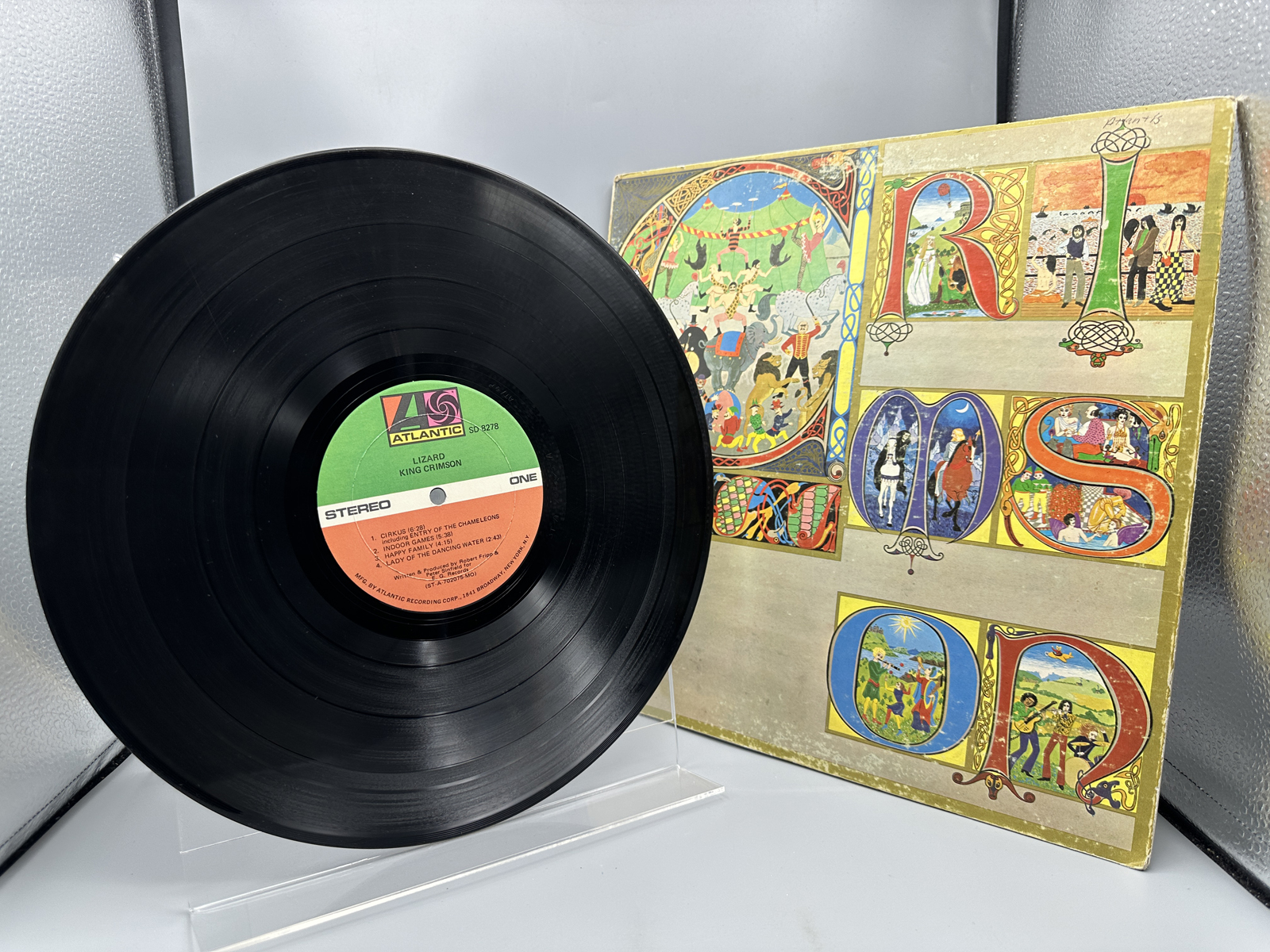 1970 Atlantic Records King Crimson Lizard Vinyl Album - SD 8278