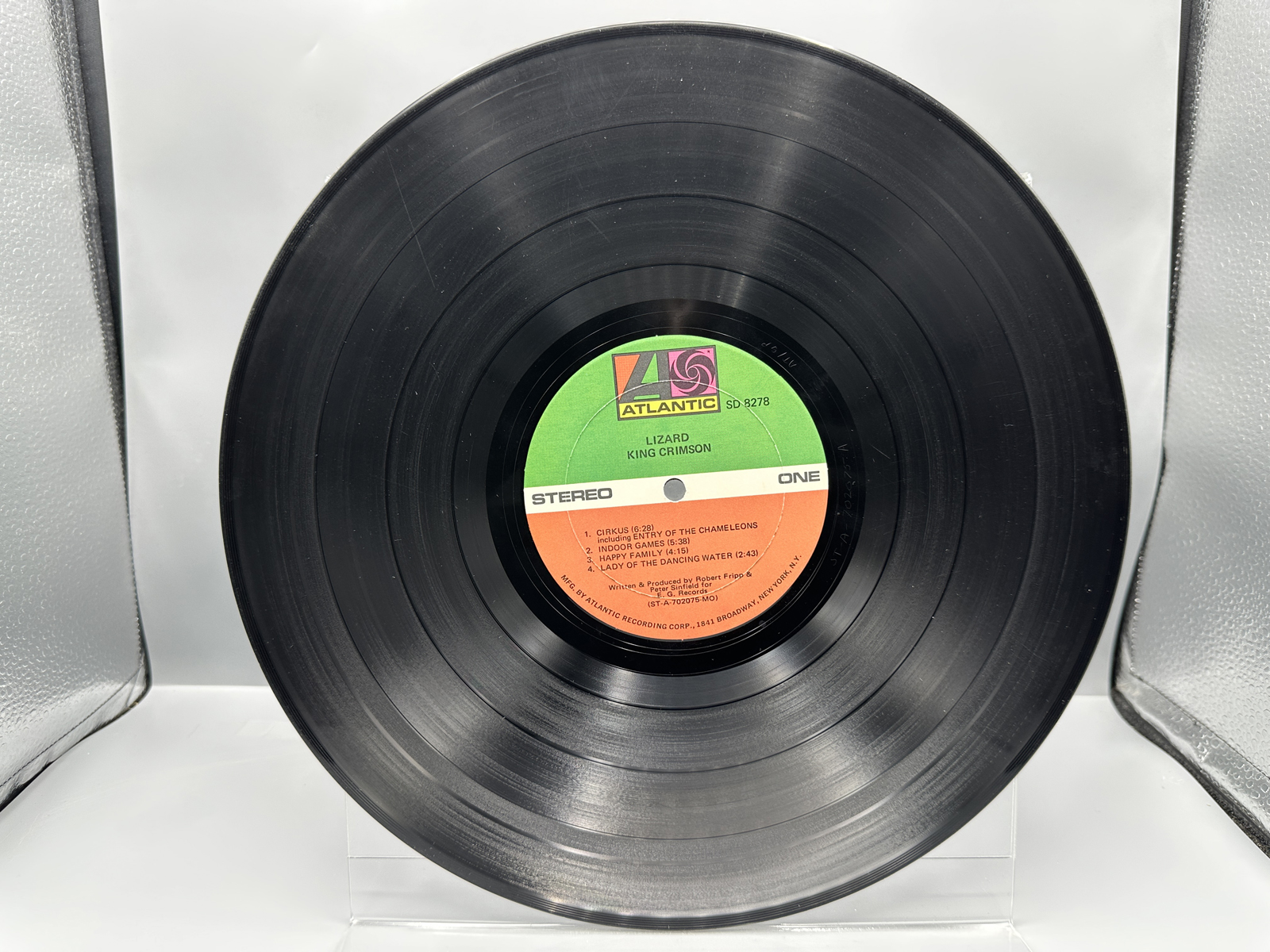1970 Atlantic Records King Crimson Lizard Vinyl Album - SD 8278