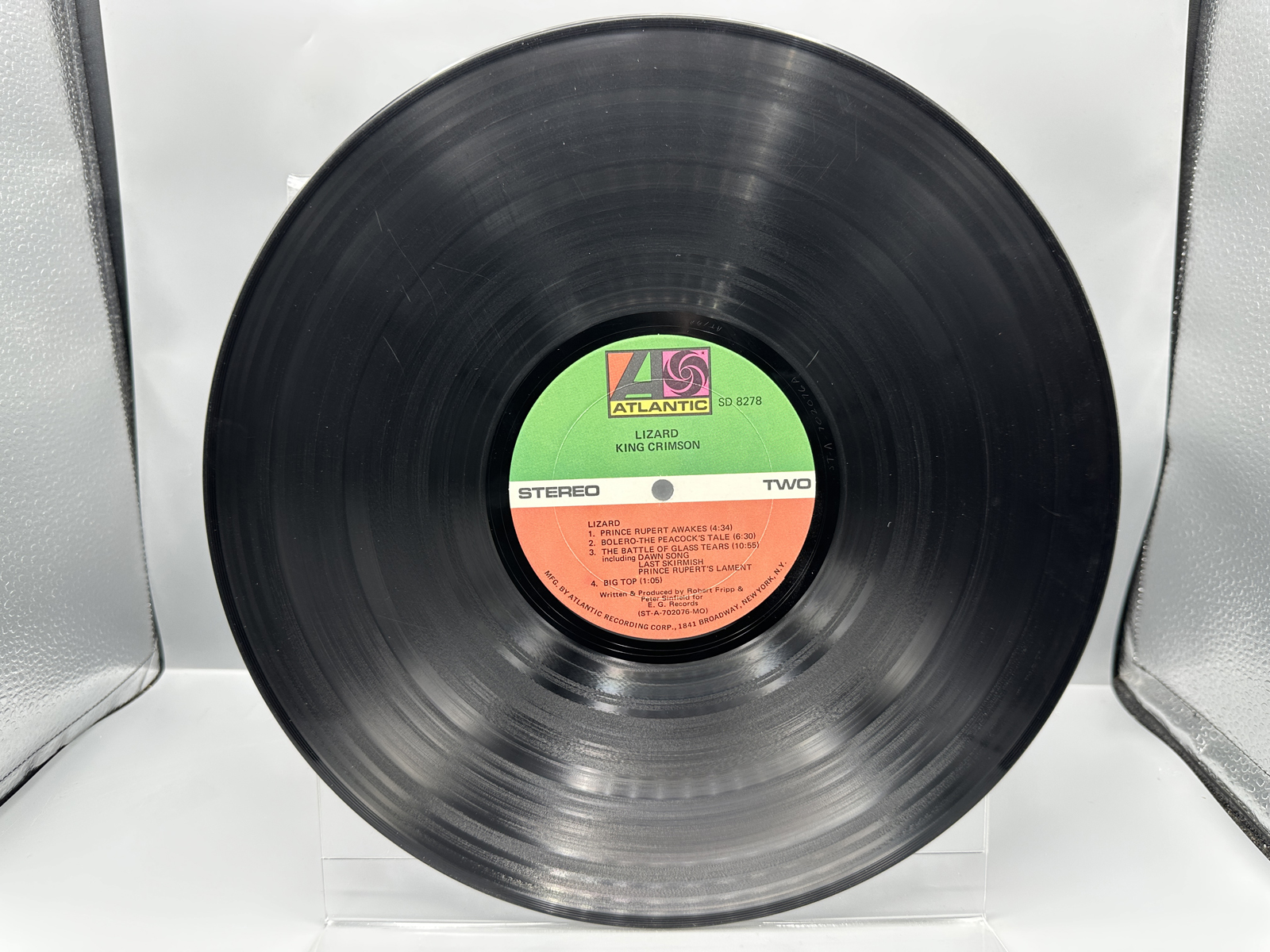 1970 Atlantic Records King Crimson Lizard Vinyl Album - SD 8278