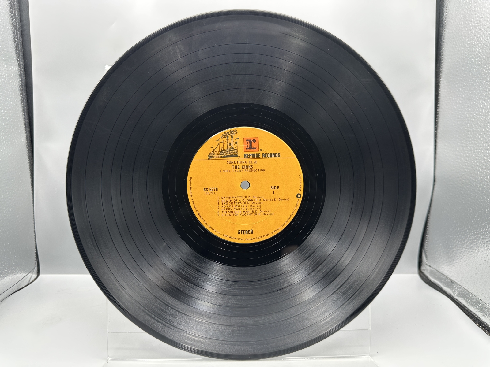 Reprise Records The Kinks Something Else by the Kinks Vinyl Album LP (1975) RS 6279 - US Pressing with Warner Logo - Includes Period Inner S
