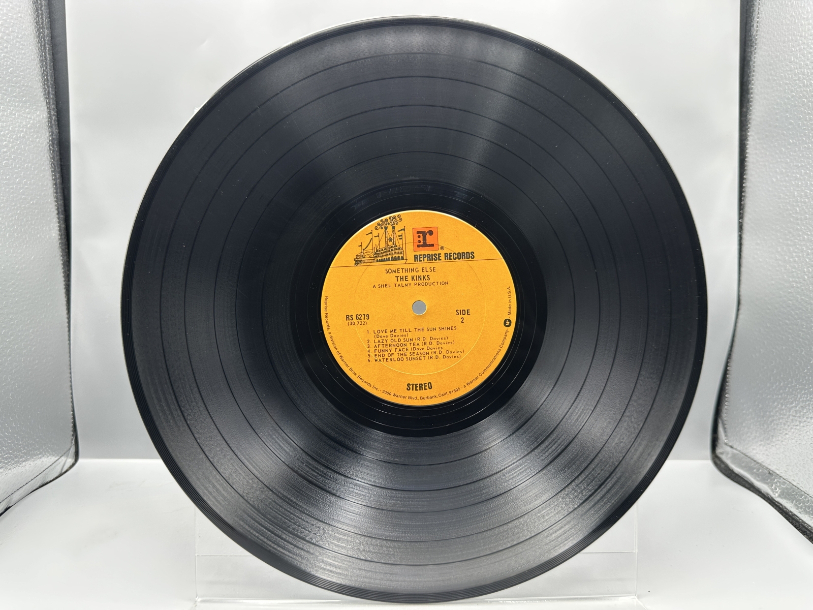 Reprise Records The Kinks Something Else by the Kinks Vinyl Album LP (1975) RS 6279 - US Pressing with Warner Logo - Includes Period Inner S