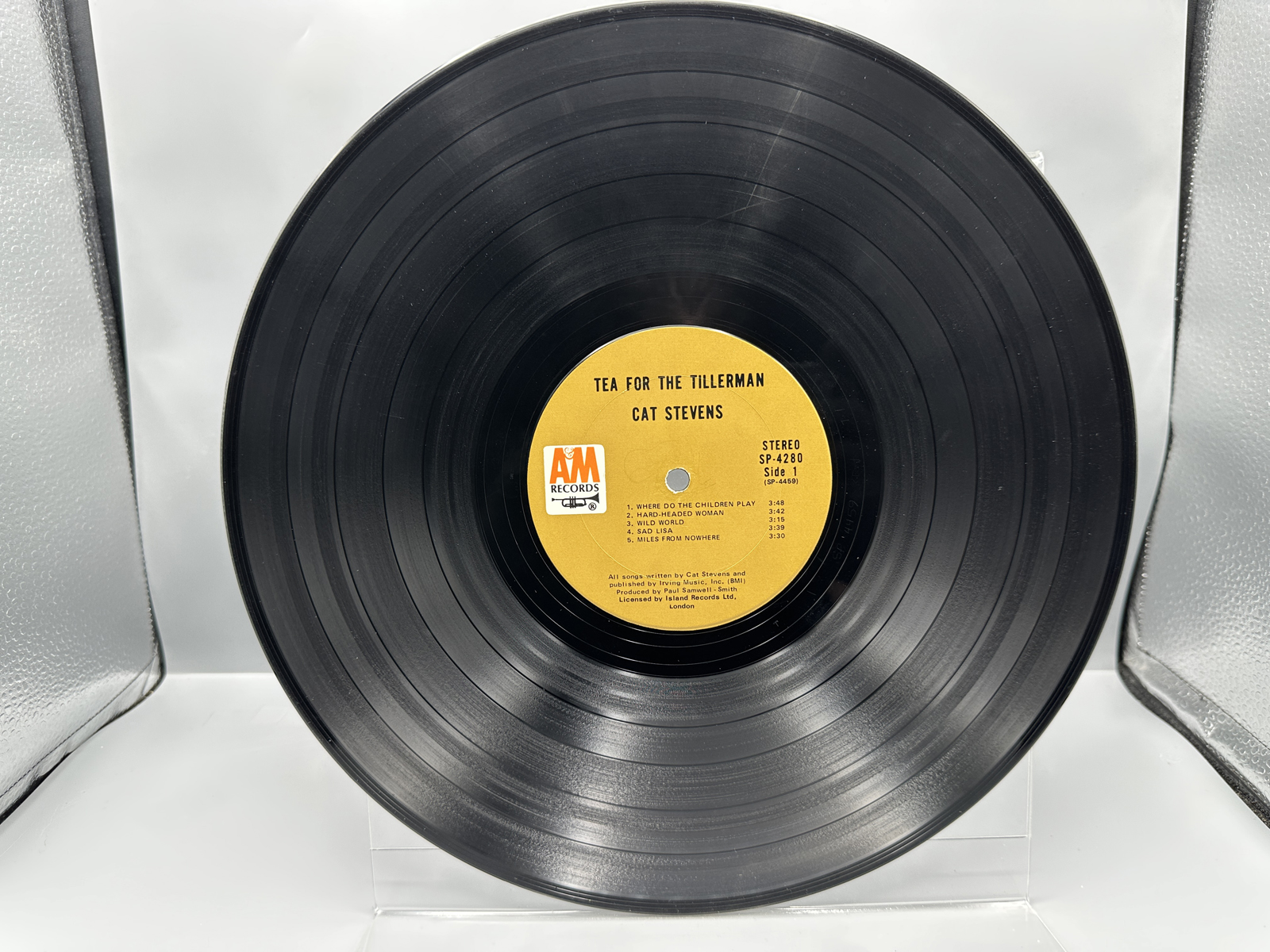 1970 A&M Records Cat Stevens Tea for the Tillerman Vinyl Album - SP-4280
