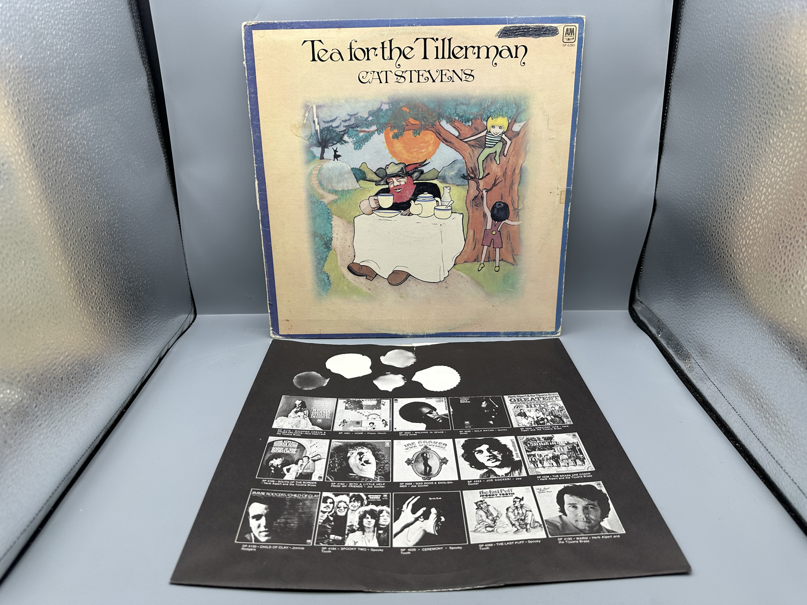 1970 A&M Records Cat Stevens Tea for the Tillerman Vinyl Album - SP-4280