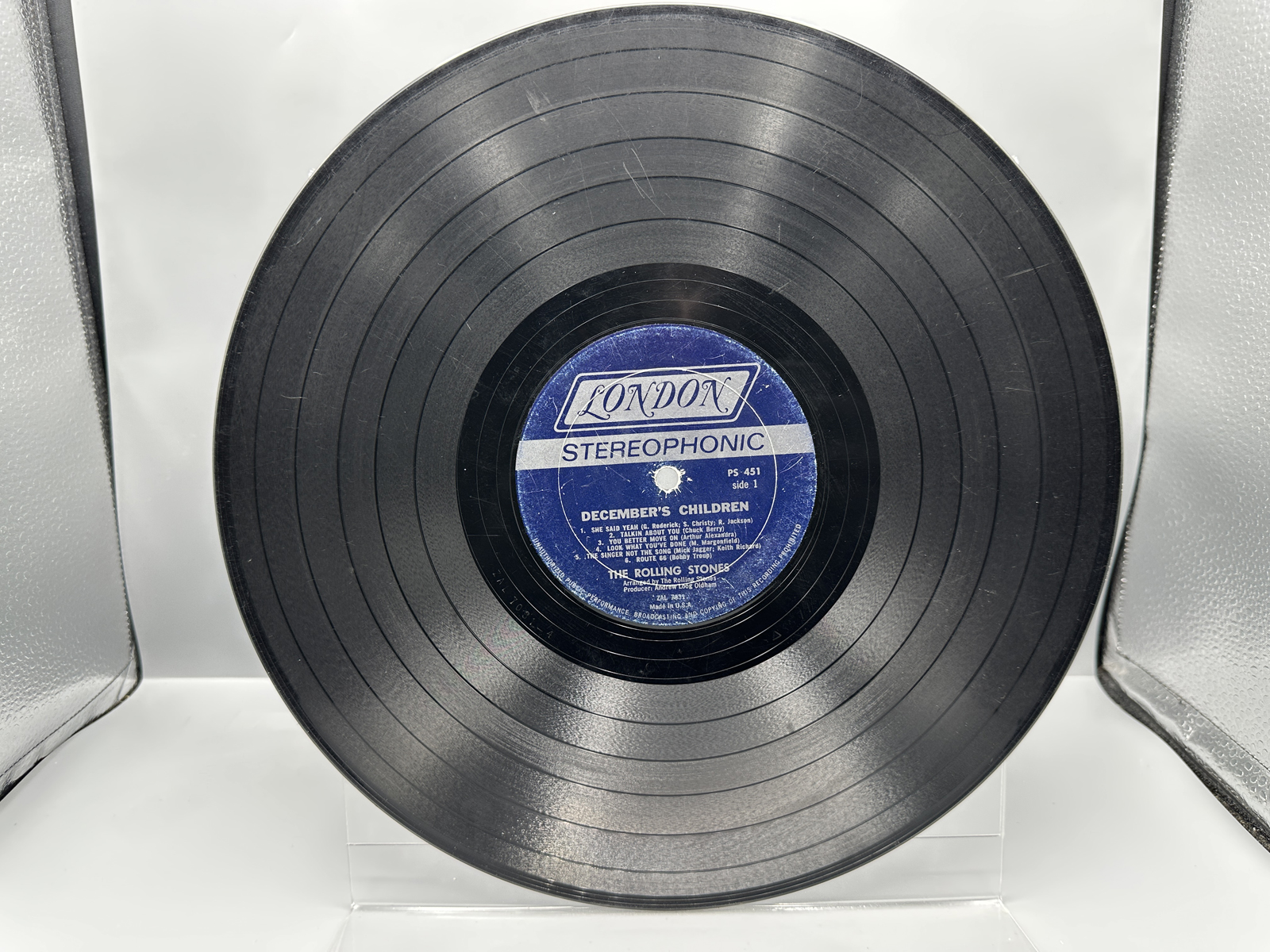 1965 London Records The Rolling Stones December's Children (and everybody's) Vinyl Album - PS 451