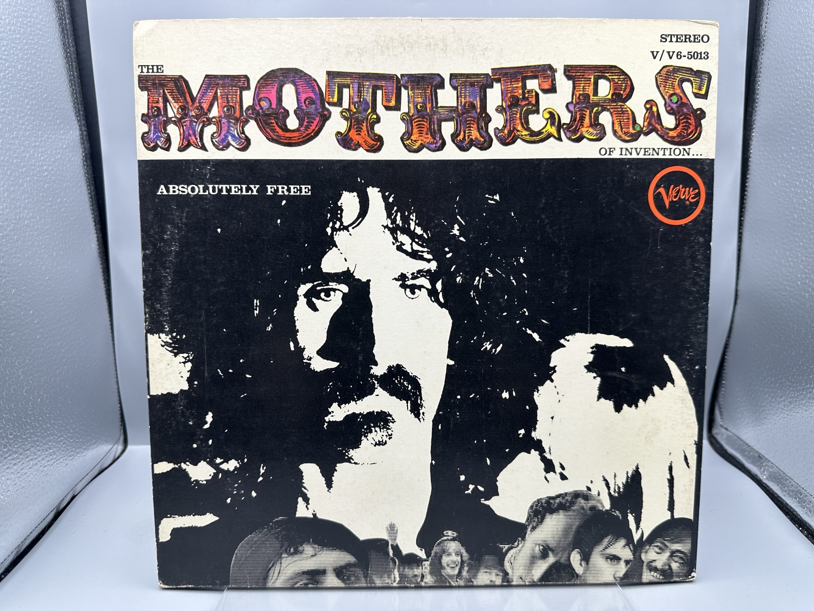 Verve Records The Mothers of Invention Absolutely Free Vinyl Album LP (1967) V/V6-5013 - Early US Stereo Pressing - White MGM/Verve Label -