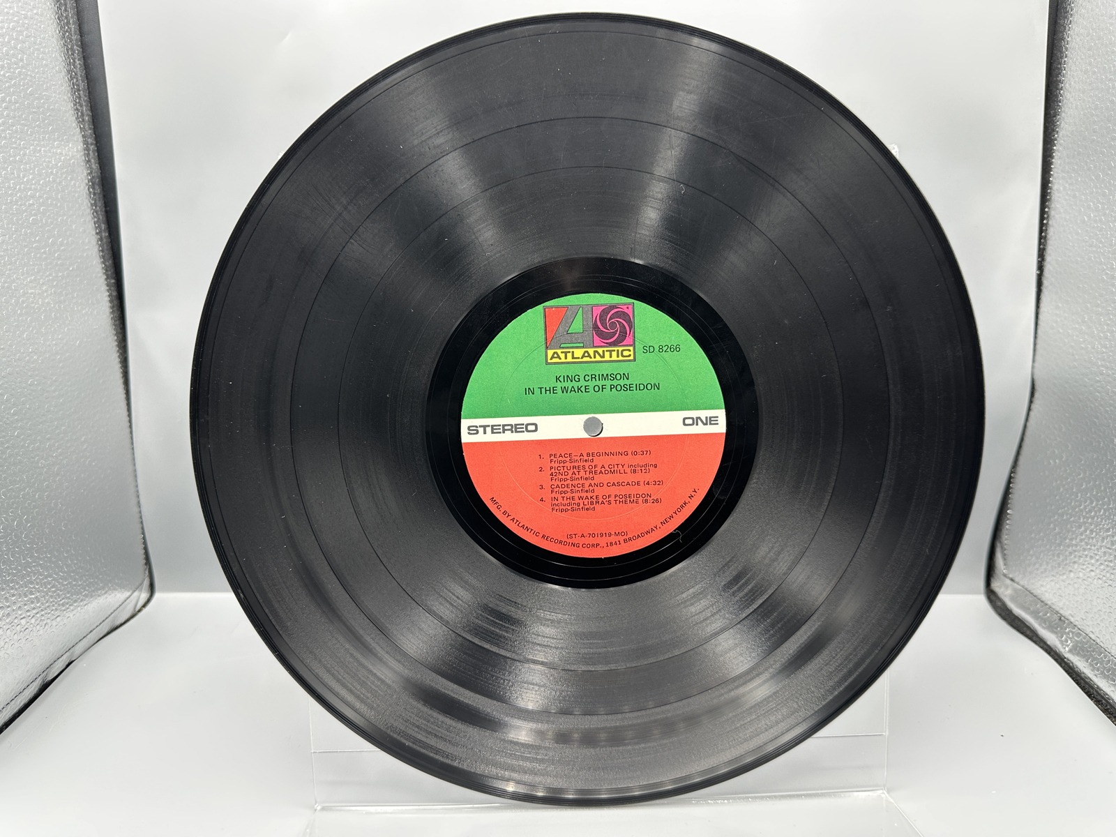 1970 Atlantic Records King Crimson In the Wake of Poseidon Vinyl Album - SD 8266