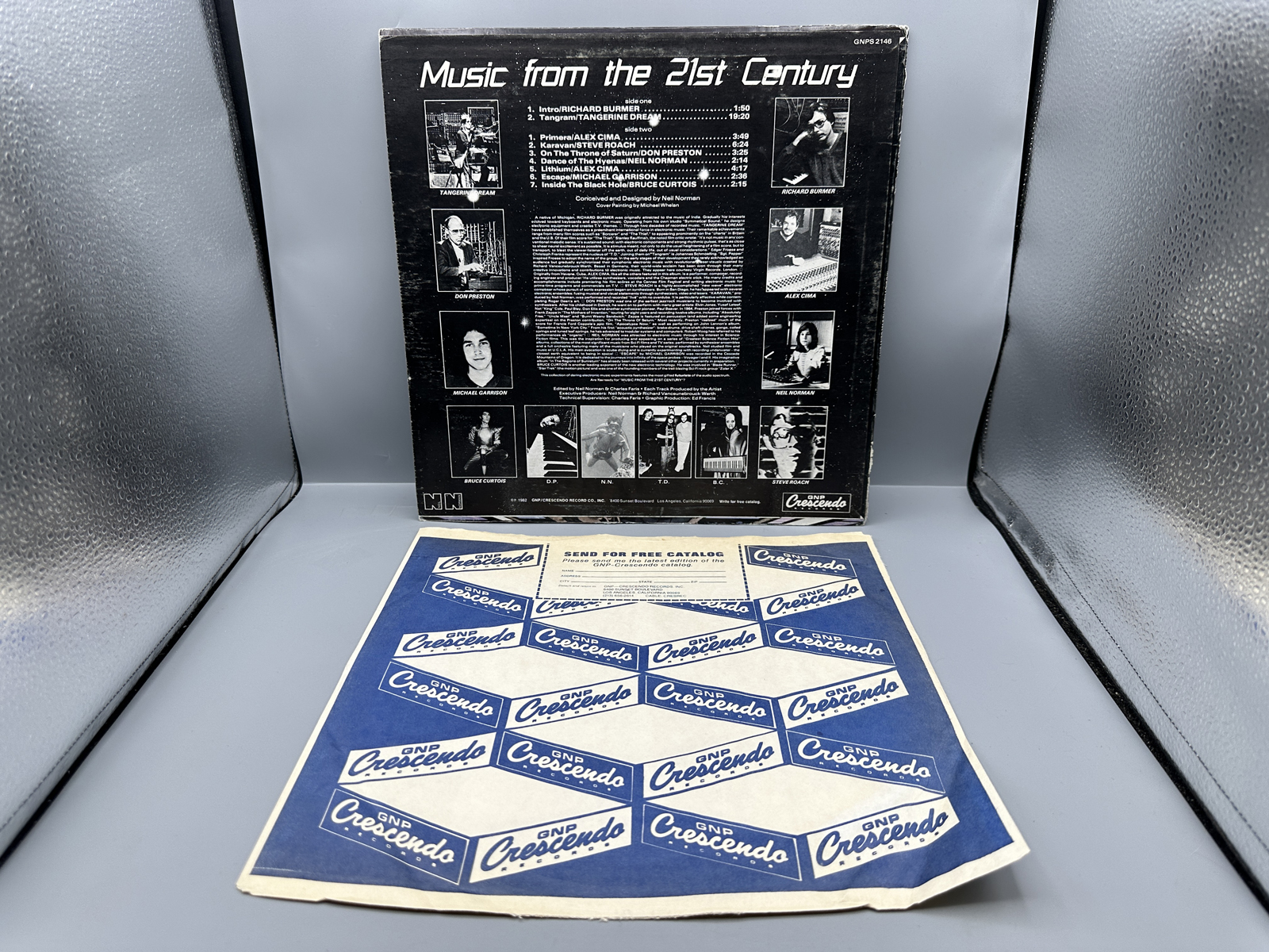 1983 GNP Crescendo Records Various Artists Music From The 21st Century Vinyl Album - GNPS 2146 (Orange Labels)