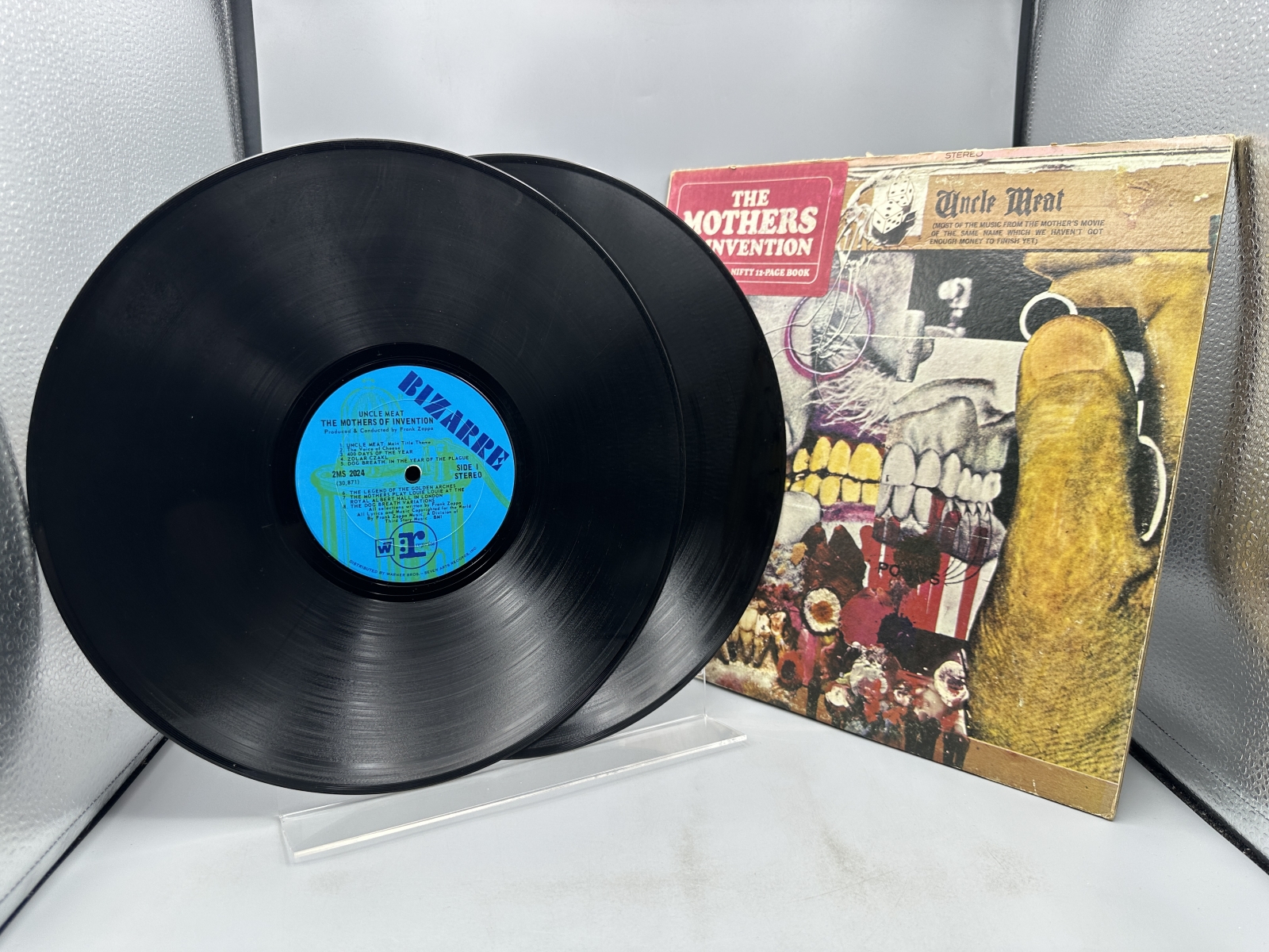 Bizarre Records The Mothers of Invention Uncle Meat 2-LP Vinyl Album (1969) 2MS 2024 - Includes original printed inner sleeves
