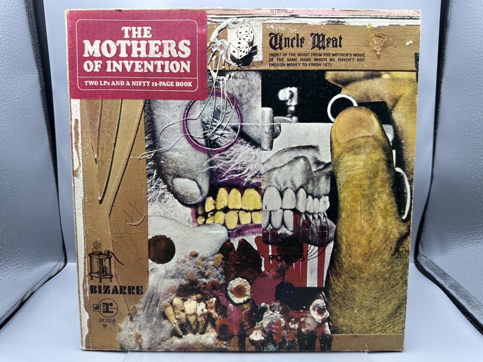 Bizarre Records The Mothers of Invention Uncle Meat 2-LP Vinyl Album (1969) 2MS 2024 - Includes original printed inner sleeves