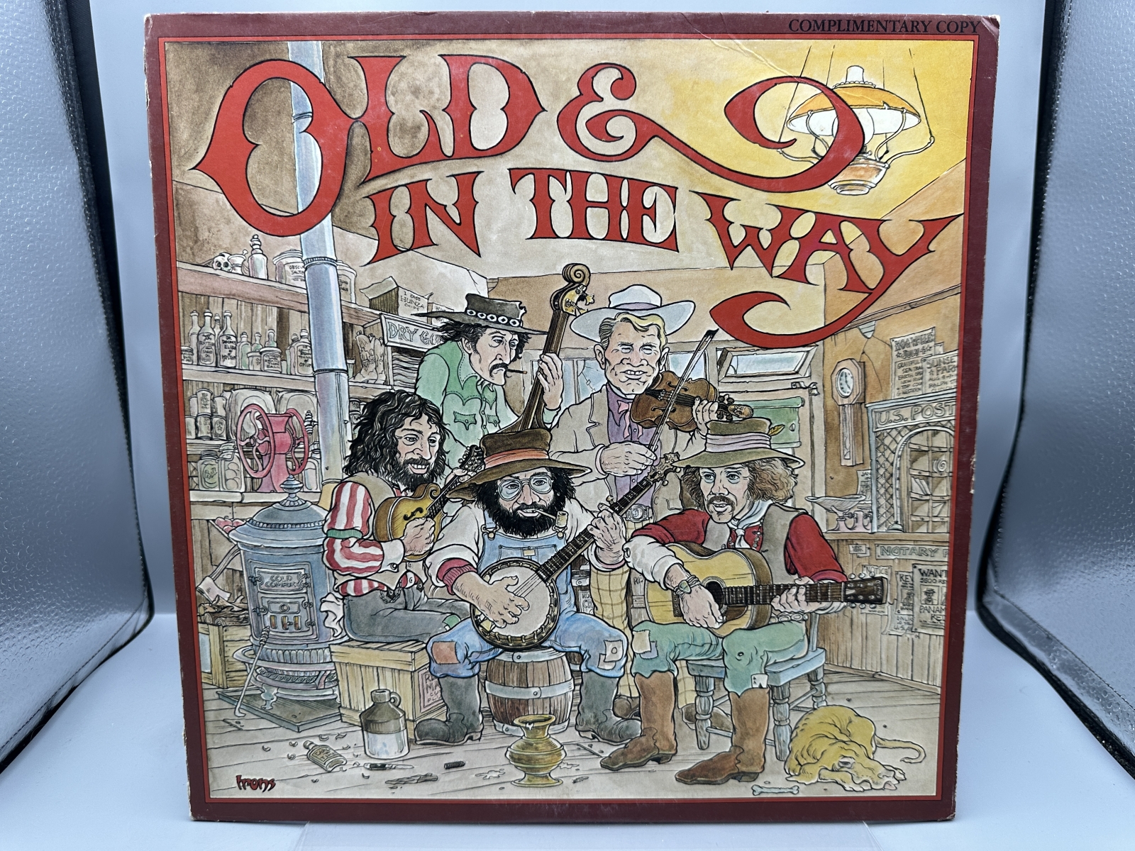 Round Records Old & In The Way Old & In The Way Vinyl Album LP (1975) RX-103 - Promotional Copy - Features Jerry Garcia - Greg Irons Artwork