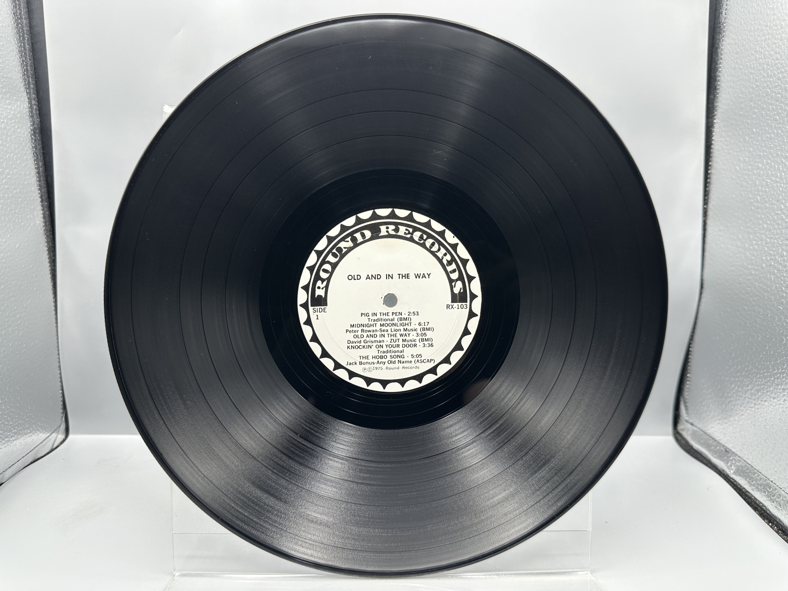 Round Records Old & In The Way Old & In The Way Vinyl Album LP (1975) RX-103 - Promotional Copy - Features Jerry Garcia - Greg Irons Artwork