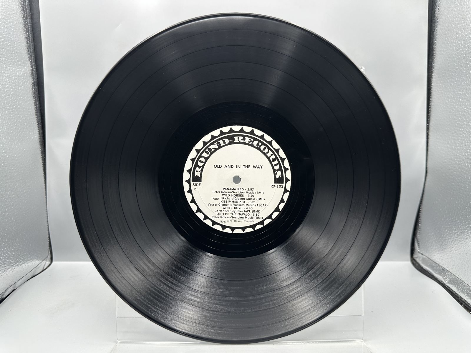 Round Records Old & In The Way Old & In The Way Vinyl Album LP (1975) RX-103 - Promotional Copy - Features Jerry Garcia - Greg Irons Artwork