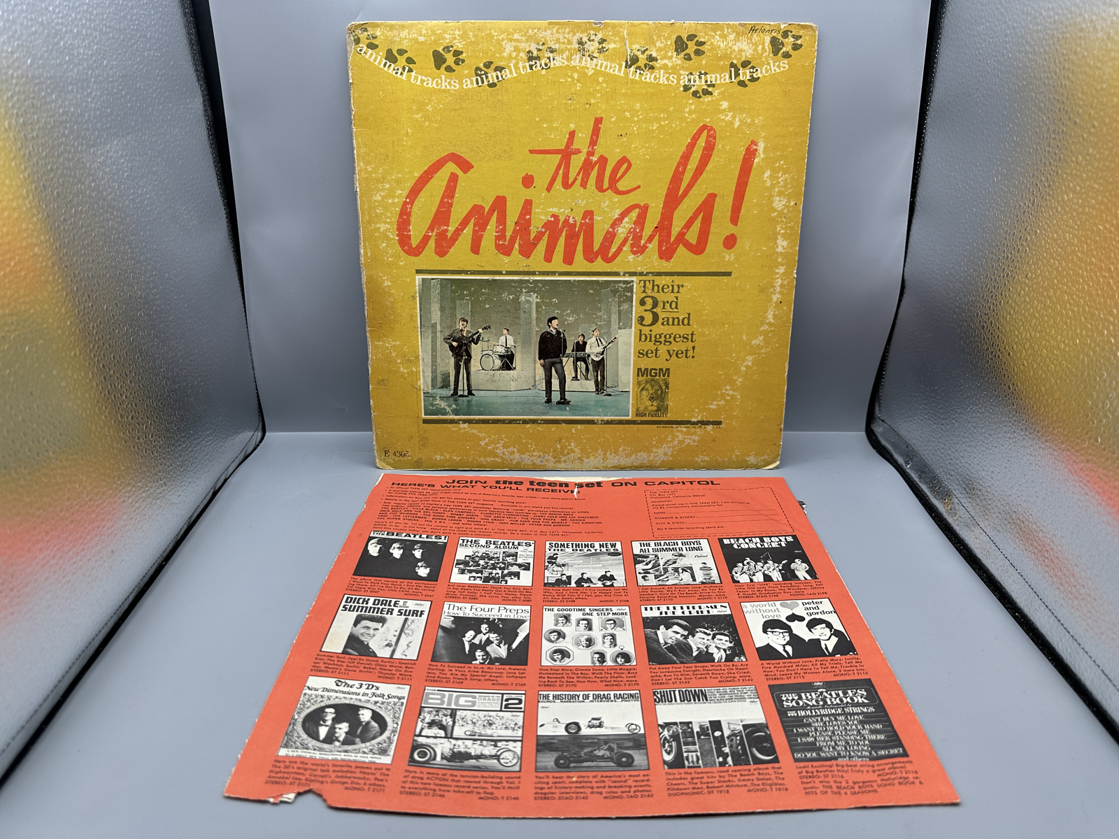 1965 MGM Records The Animals Animal Tracks Vinyl Album - E-4305
