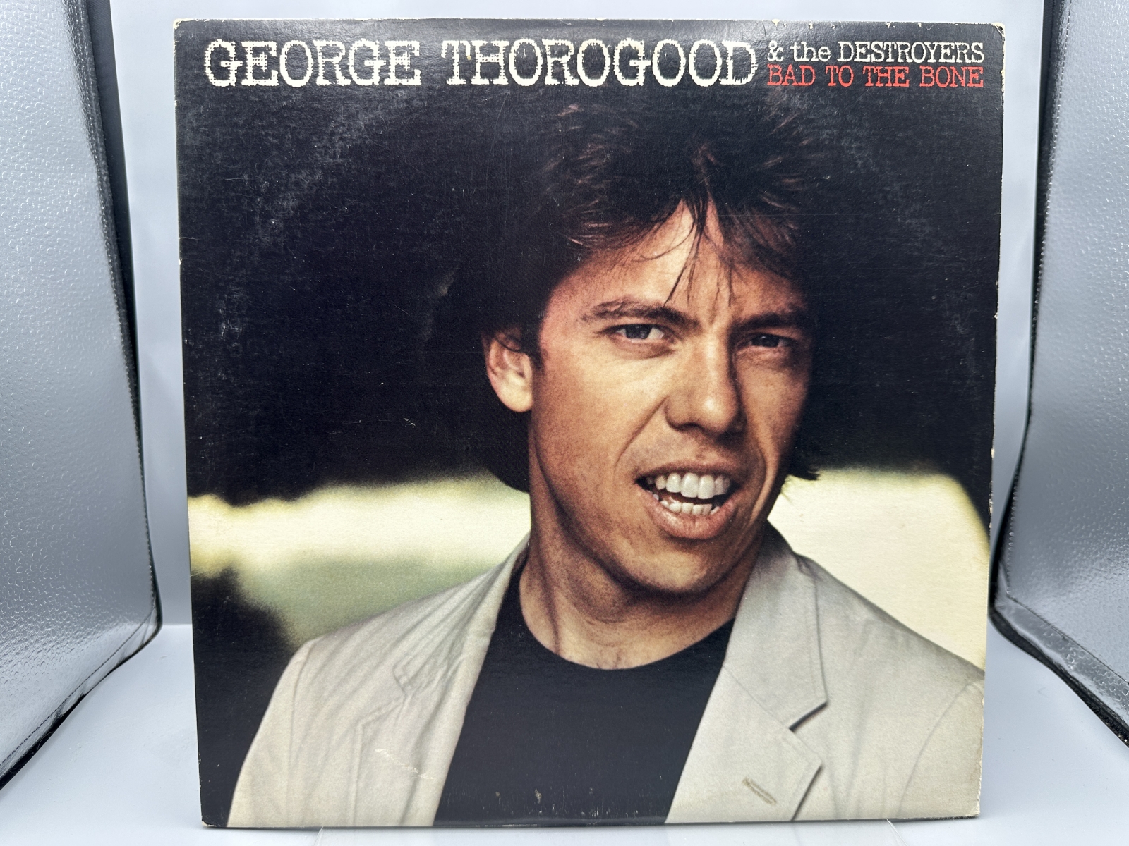 EMI America Records George Thorogood and The Destroyers Bad To The Bone Vinyl Album LP (1982) ST-17076 - Includes original printed inner sle