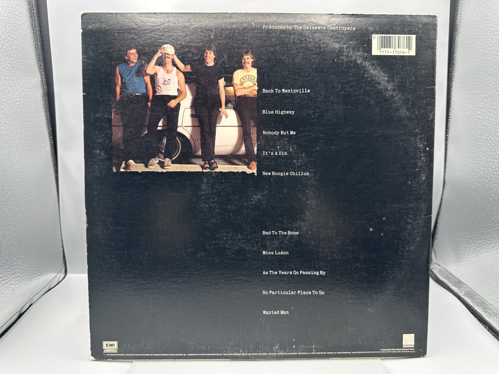EMI America Records George Thorogood and The Destroyers Bad To The Bone Vinyl Album LP (1982) ST-17076 - Includes original printed inner sle