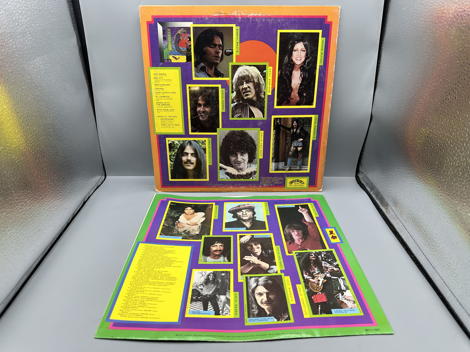 1976 Grunt Records Jefferson Starship Spitfire Vinyl Album - BFL1-1557