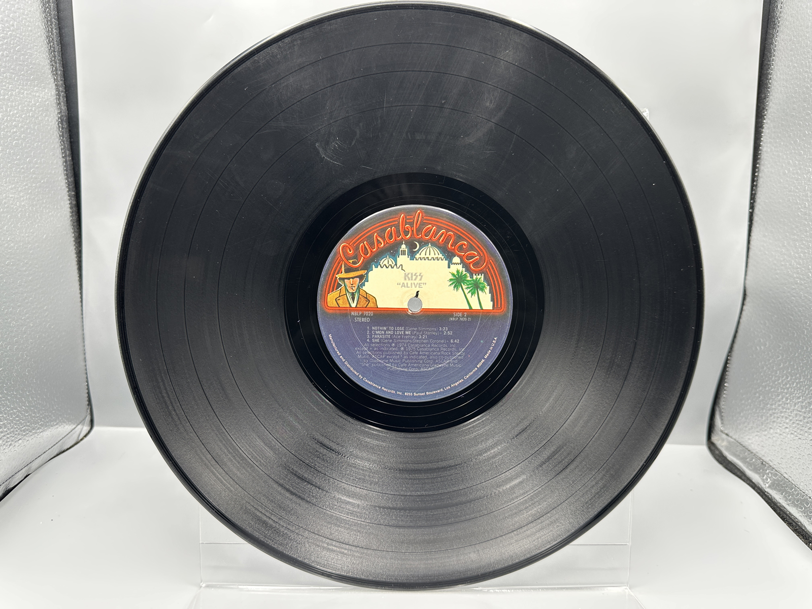 1975 Casablanca Records KISS ALIVE! Double LP Vinyl Album - NBLP 7020