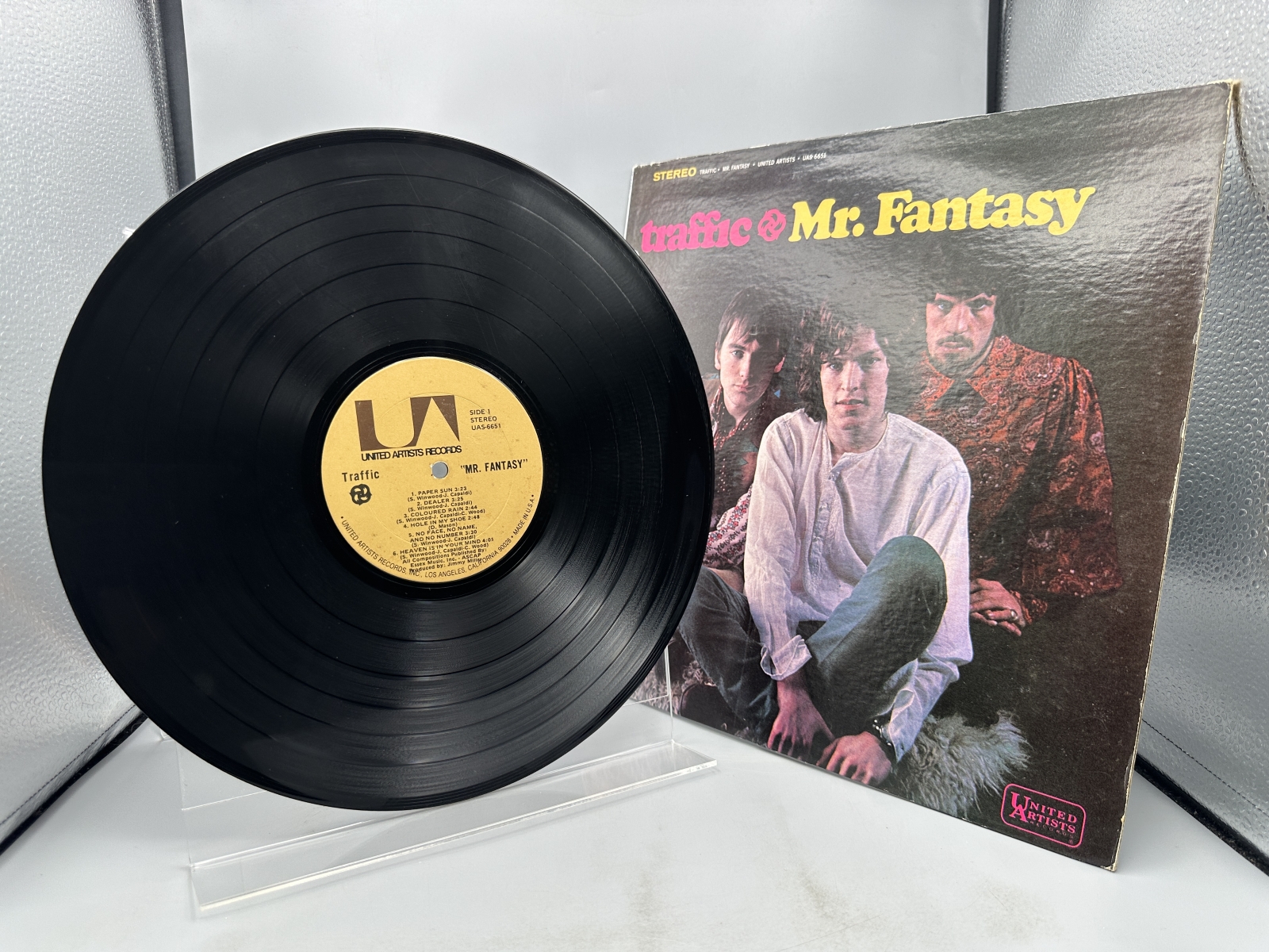 United Artists Records Traffic Mr. Fantasy Vinyl Album LP (1968) UAS 6651 - US Stereo Pressing