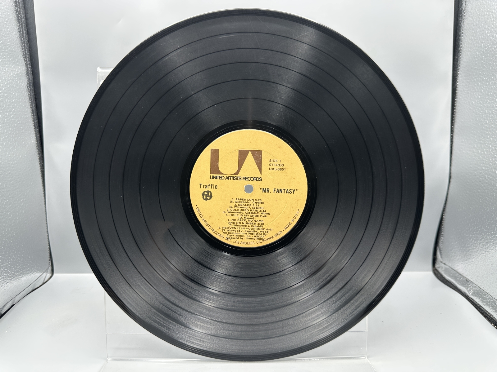 United Artists Records Traffic Mr. Fantasy Vinyl Album LP (1968) UAS 6651 - US Stereo Pressing