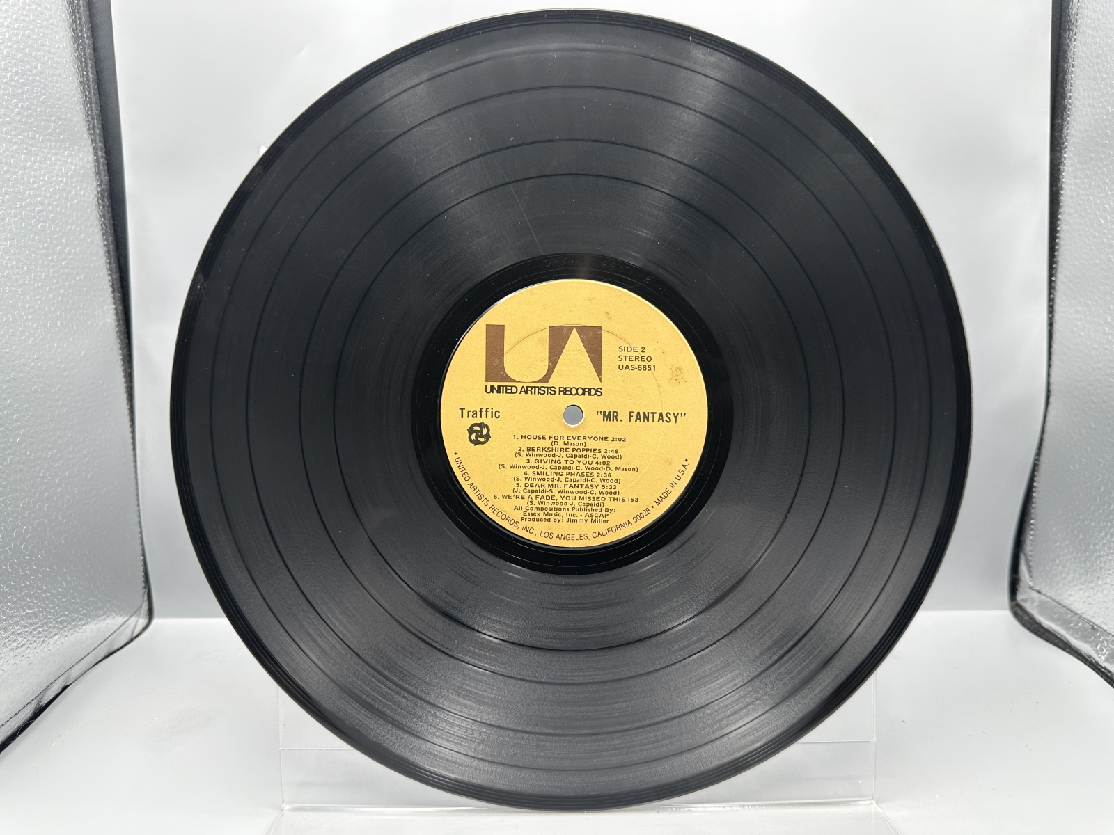 United Artists Records Traffic Mr. Fantasy Vinyl Album LP (1968) UAS 6651 - US Stereo Pressing