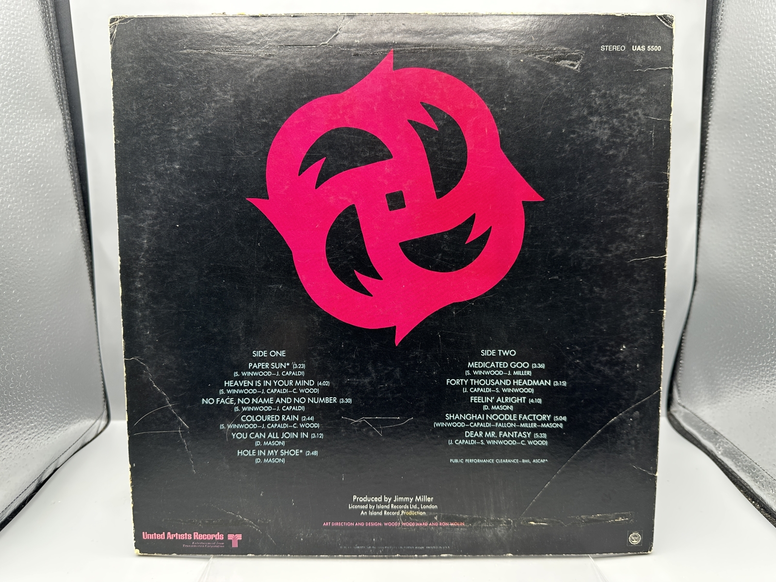 United Artists Records Traffic Best Of Traffic Vinyl Album LP (1969) UAS 5500 - US Compilation