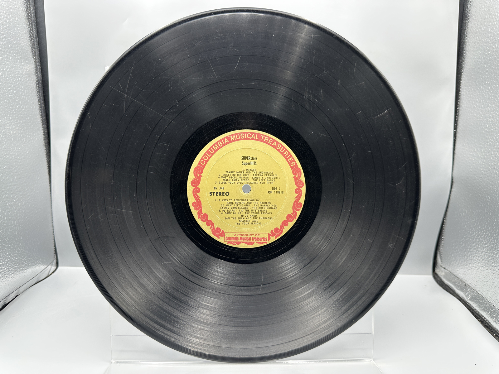 1967 Columbia Musical Treasures Records SUPERstars/SUPERhits Columbia Record Club Exclusive Vinyl Album - D 34B