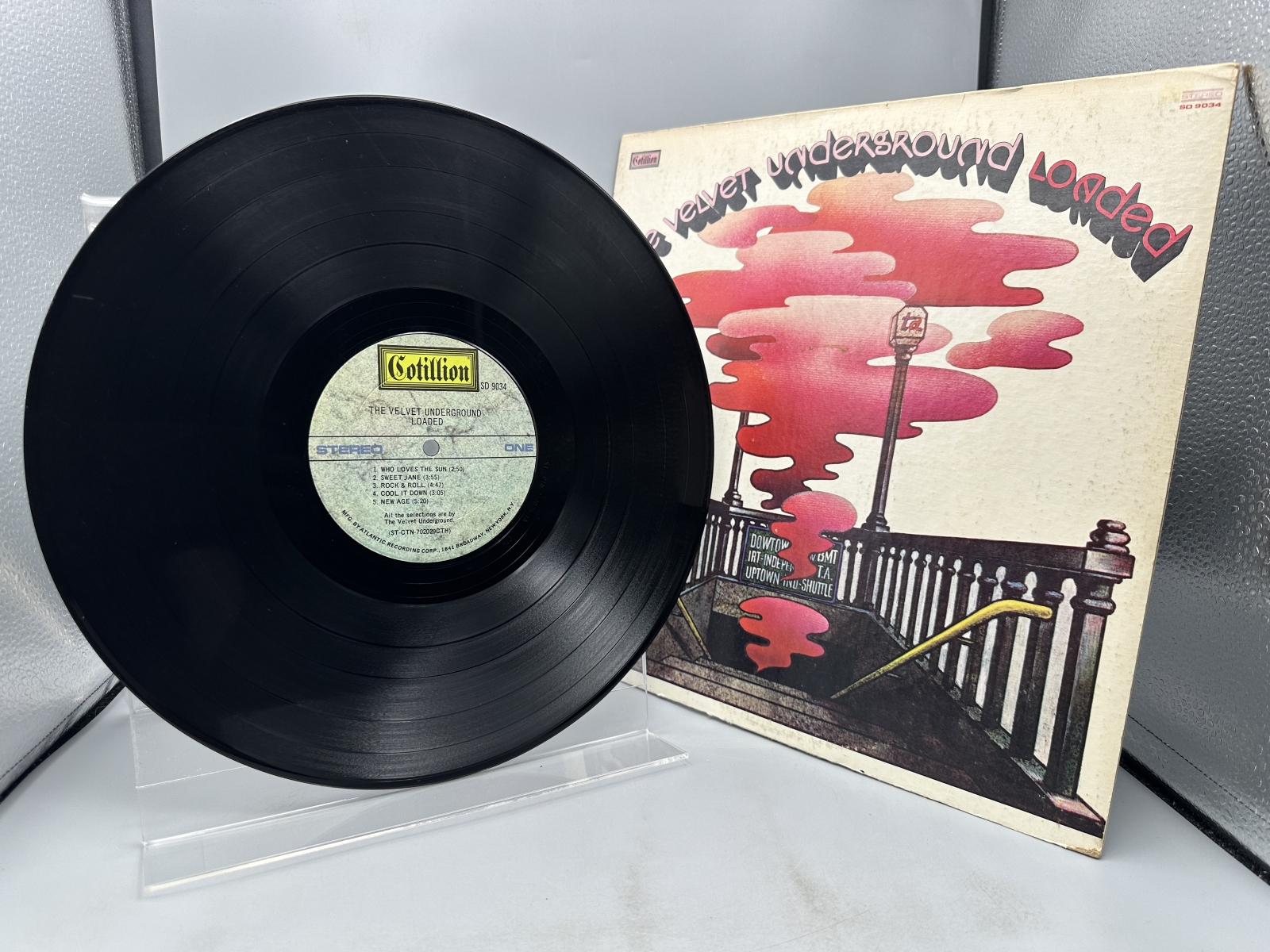 Cotillion Records The Velvet Underground Loaded Vinyl Album LP (1970) SD 9034 - Terre Haute pressing - Includes original company inner sleev