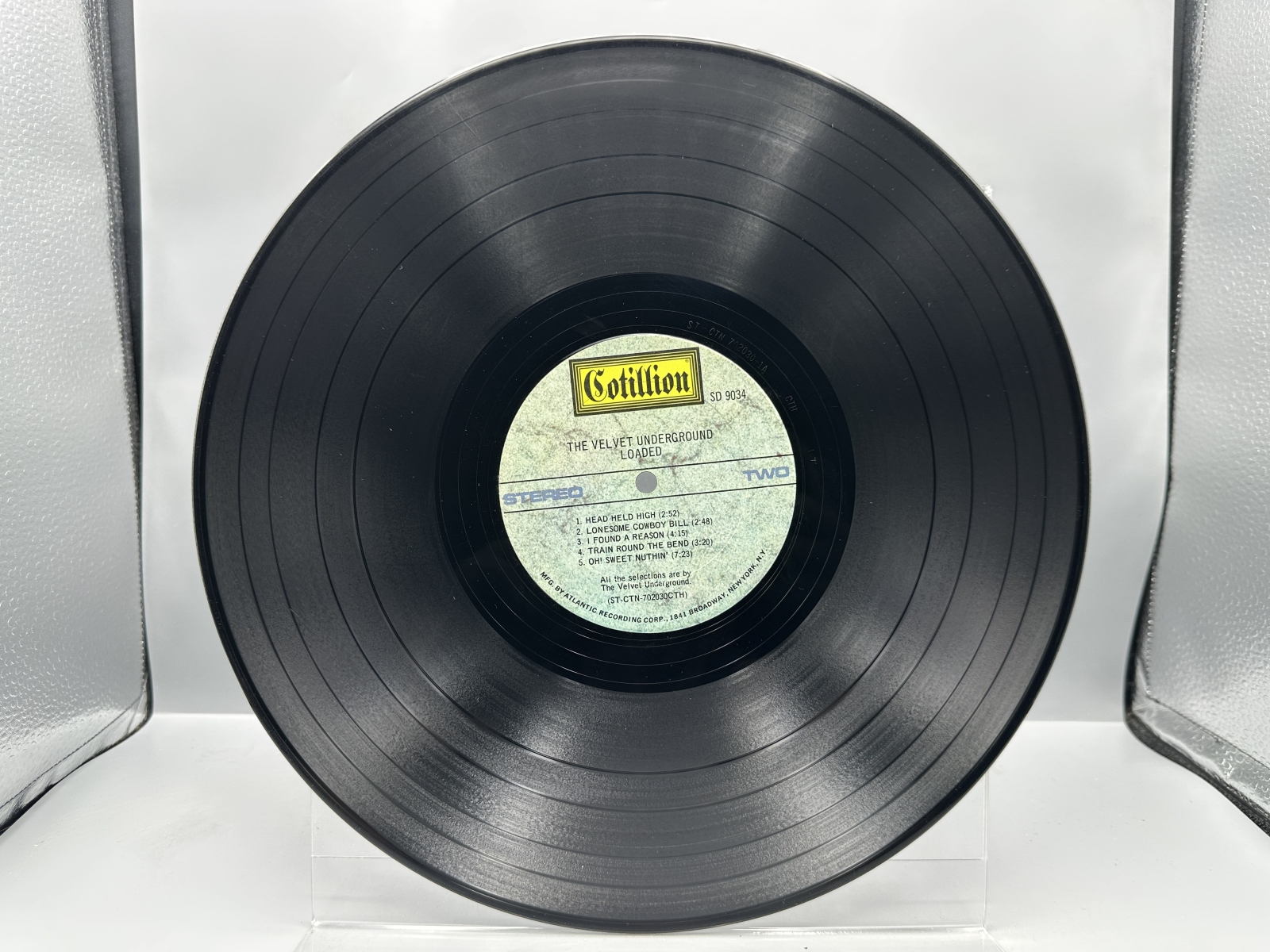 Cotillion Records The Velvet Underground Loaded Vinyl Album LP (1970) SD 9034 - Terre Haute pressing - Includes original company inner sleev