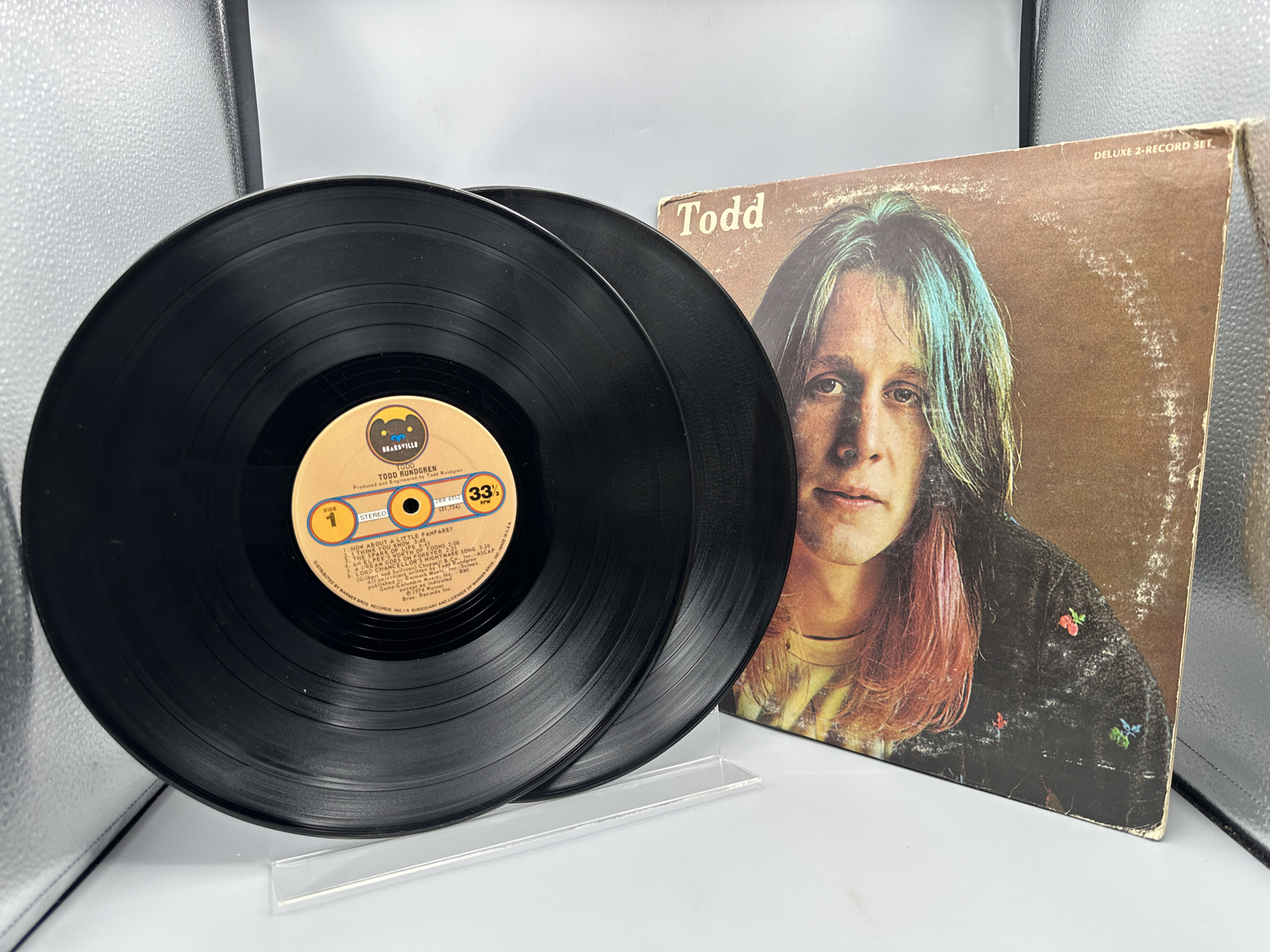 1974 Bearsville Records Todd Rundgren "Todd" Deluxe 2-Record Set Vinyl Album - 2BR 6952